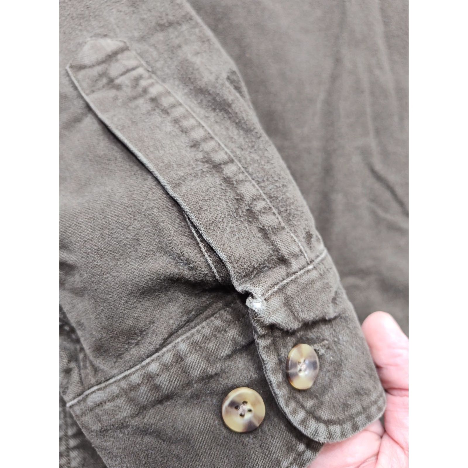 Vintage VINTAGE Cabelas Mens Deerskin Soft Chamois Shirt 2XL Tall Brown Outdoor Hiking Button-Up Size US XXL / EU 58 / 5 - 5 Thumbnail