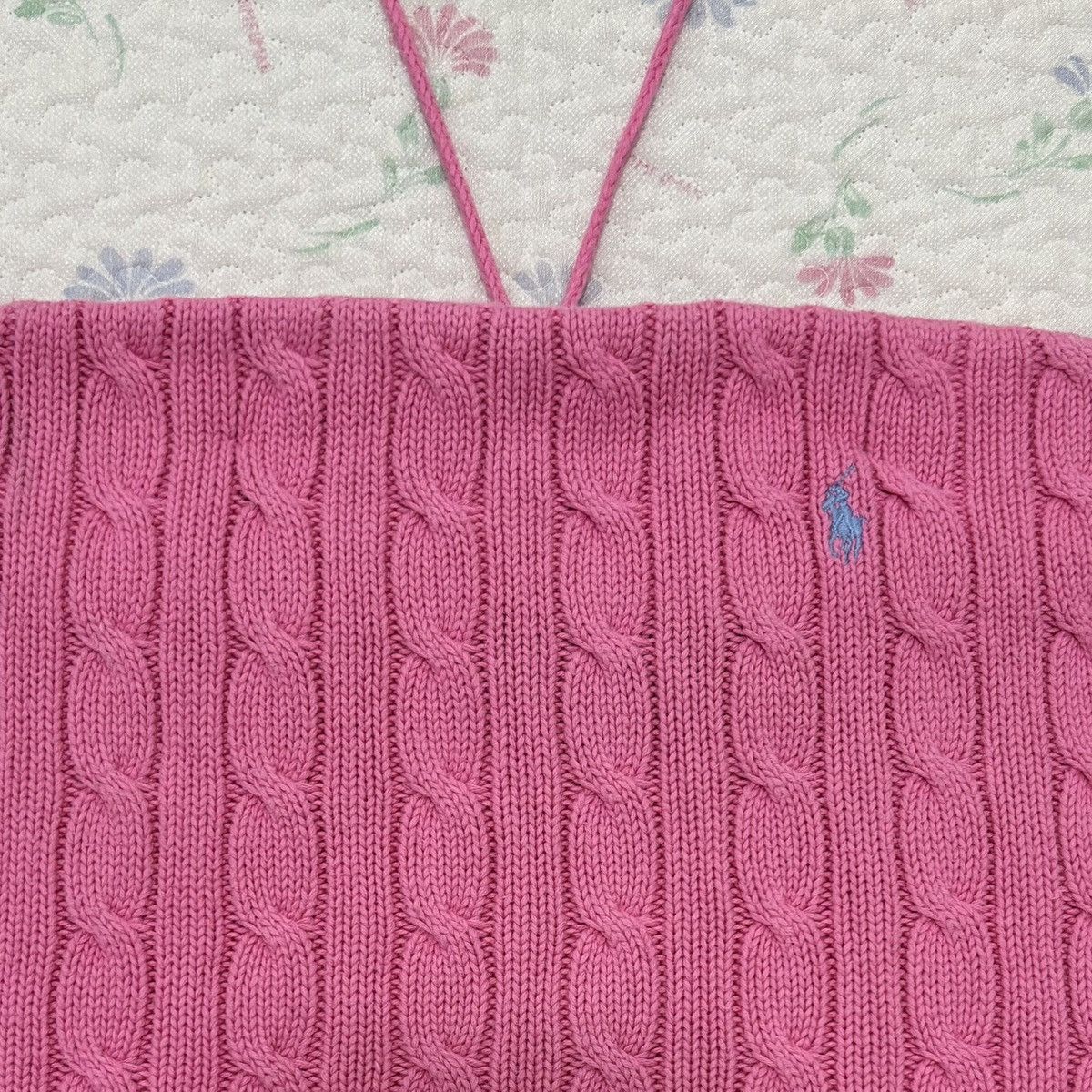 Polo Ralph Lauren Polo Ralph Lauren Cable Knit Tube Top Size L / US 10 / IT 46 - 2 Thumbnail