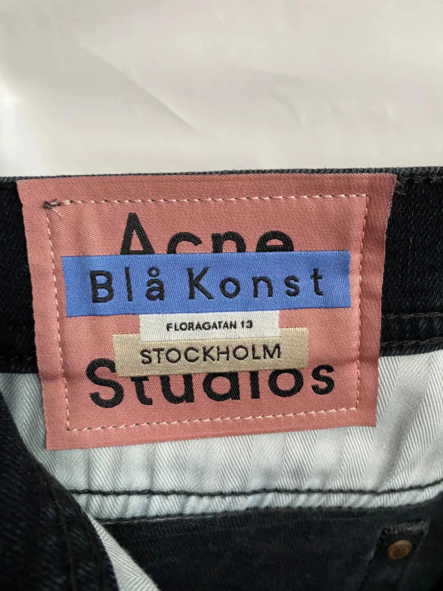 Acne Studios Acne Studios blå konst North Blue Black PAW18 jeans sz 29 32 Size US 28 / EU 44 - 2 Thumbnail
