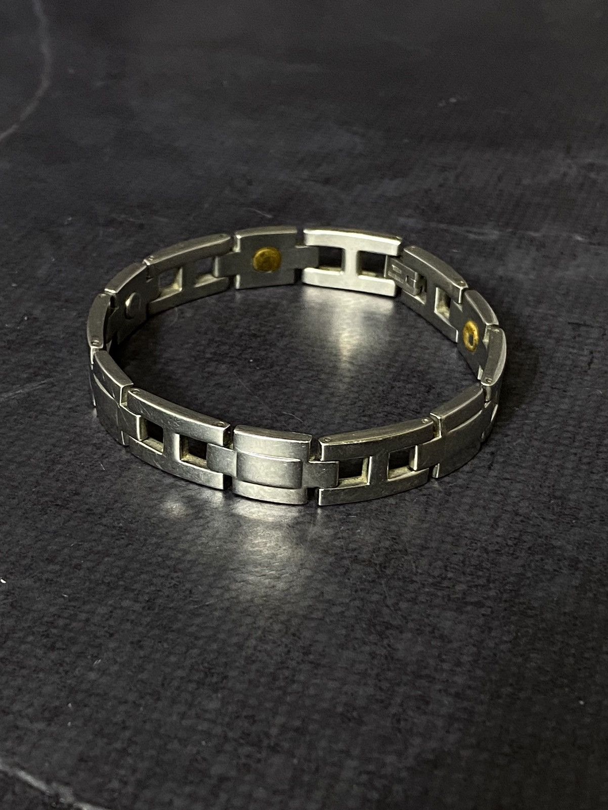 Japanese Brand Silver-Tone Chain Bracelet Size ONE SIZE - 7 Thumbnail