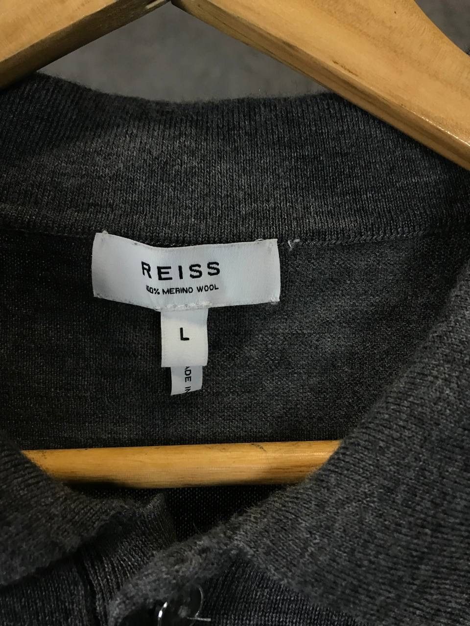 Reiss Reiss wool polo sweater Size US L / EU 52-54 / 3 - 3 Thumbnail