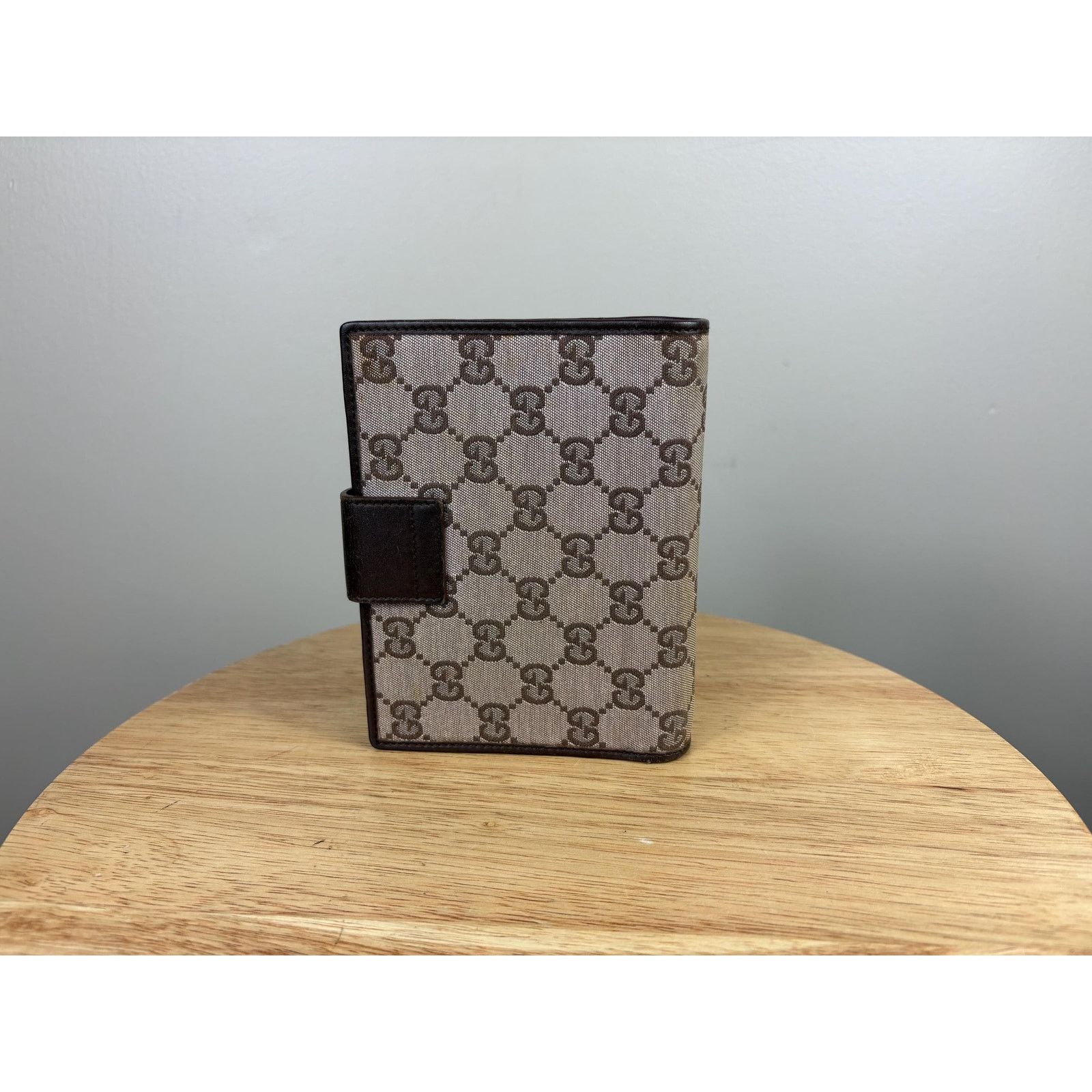 Gucci Authentic Gucci Compact Agenda GG Black Size ONE SIZE - 2 Thumbnail