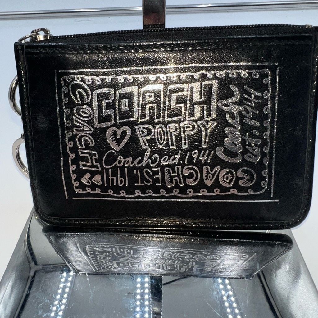 Coach Poppy RARE Purse good Charm