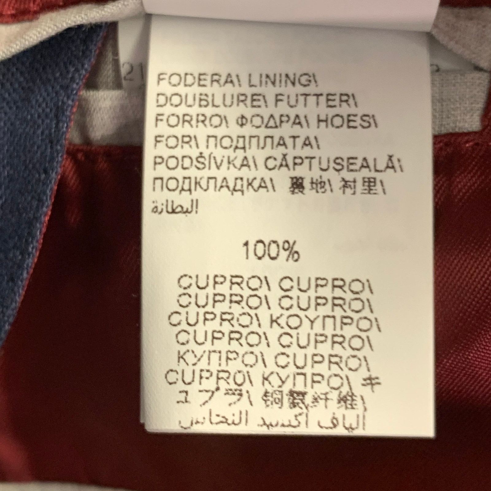 Brunello Cucinelli BRUNELLO CUCINELLI Size 40 Navy Red Twill Linen Snaps Jacket Size US M / EU 48-50 / 2 - 9 Thumbnail