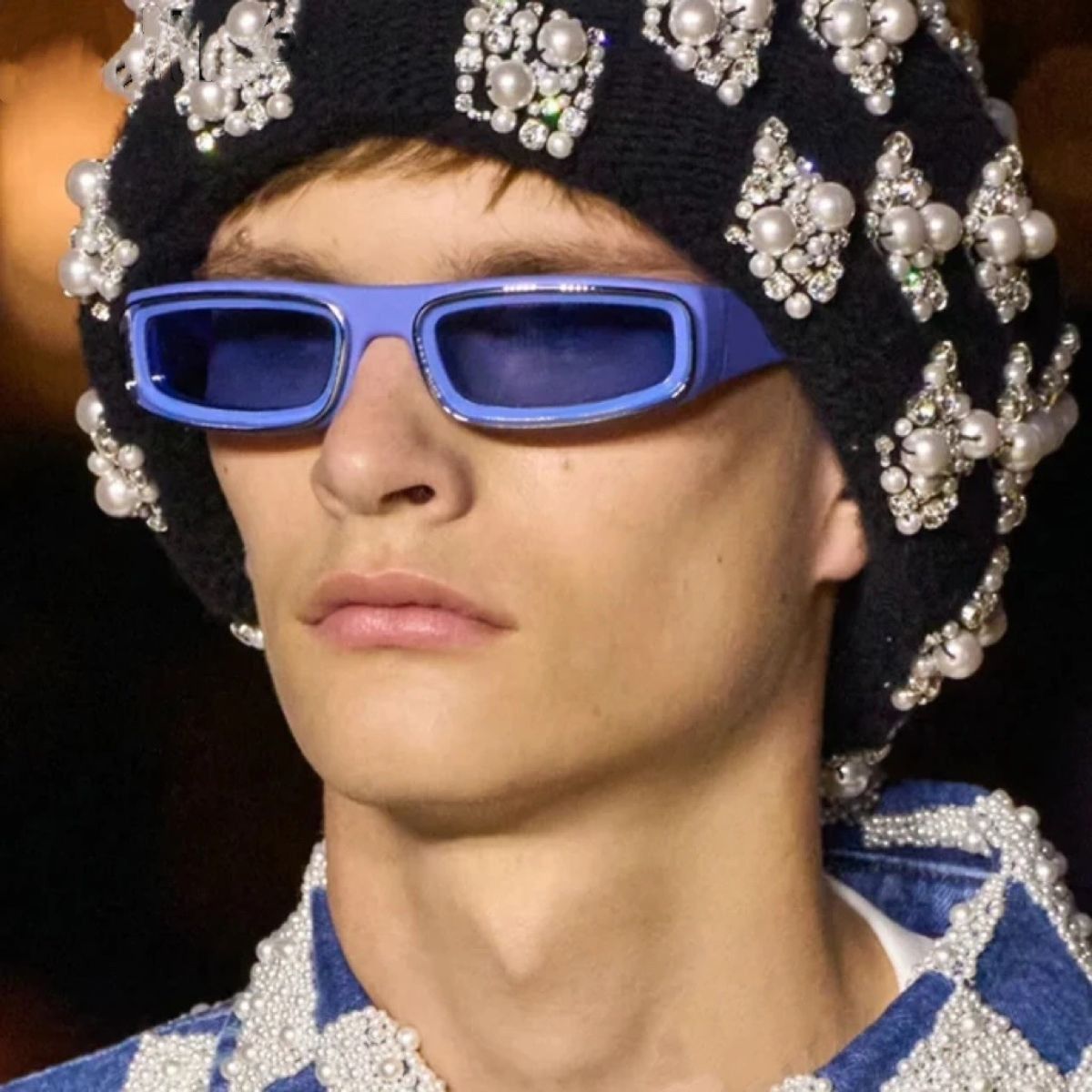 Electric Visual Dark Street ins style custom avant-garde sunglasses Size ONE SIZE - 4 Thumbnail