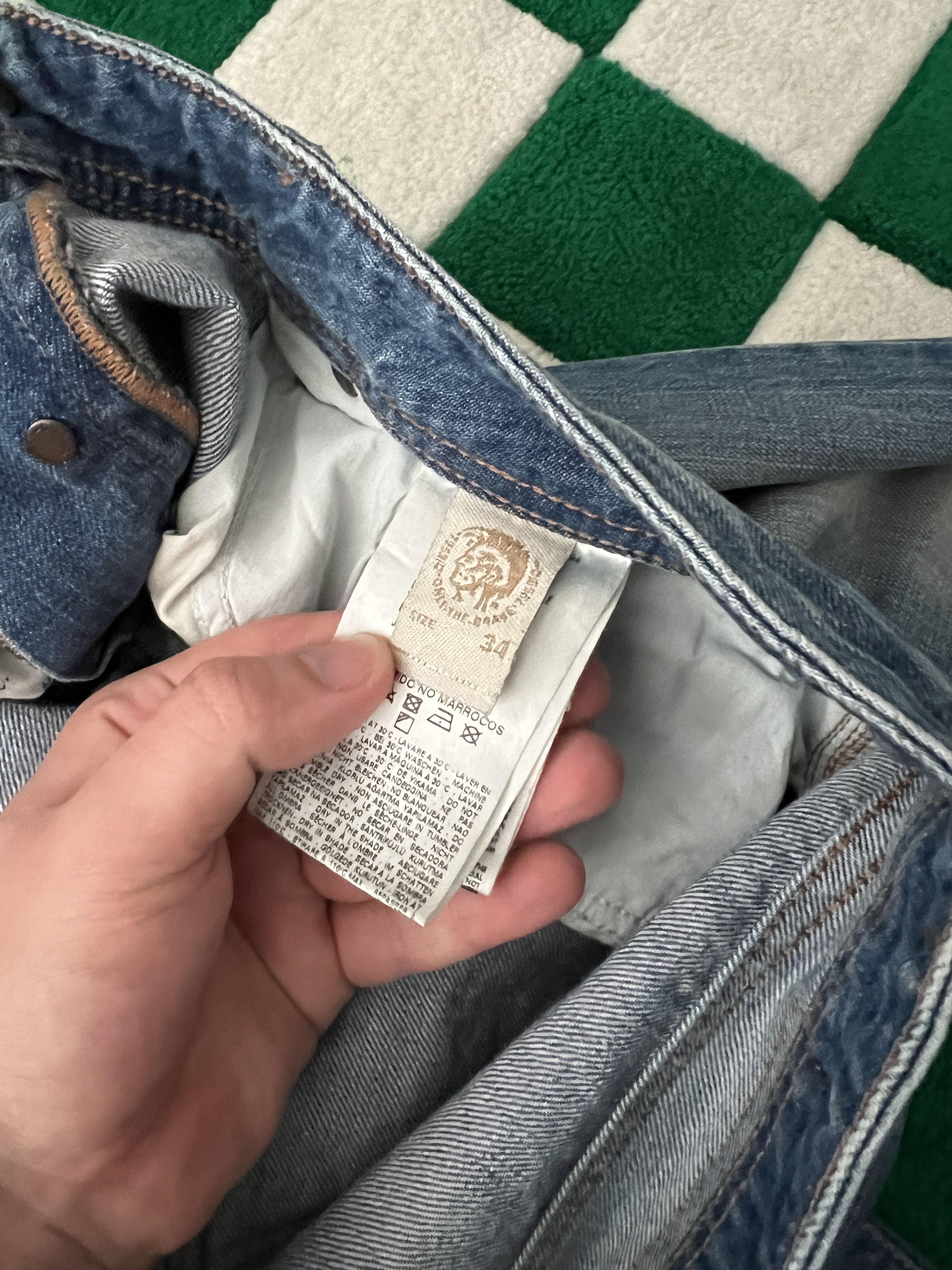Diesel Vintage Y2K Diesel Larkee Washed Denim Jeans Size W34 L32 Size US 34 / EU 50 - 22 Thumbnail