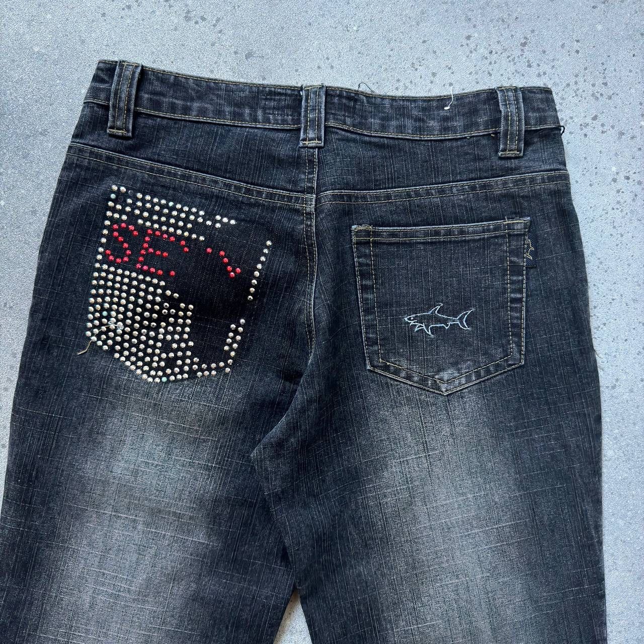 Hysteric Glamour × Japanese Brand Paul & Shark Vintage Dark Washed Flared Jeans (Cobain Style) Size US 28 / EU 44 - 8 Thumbnail