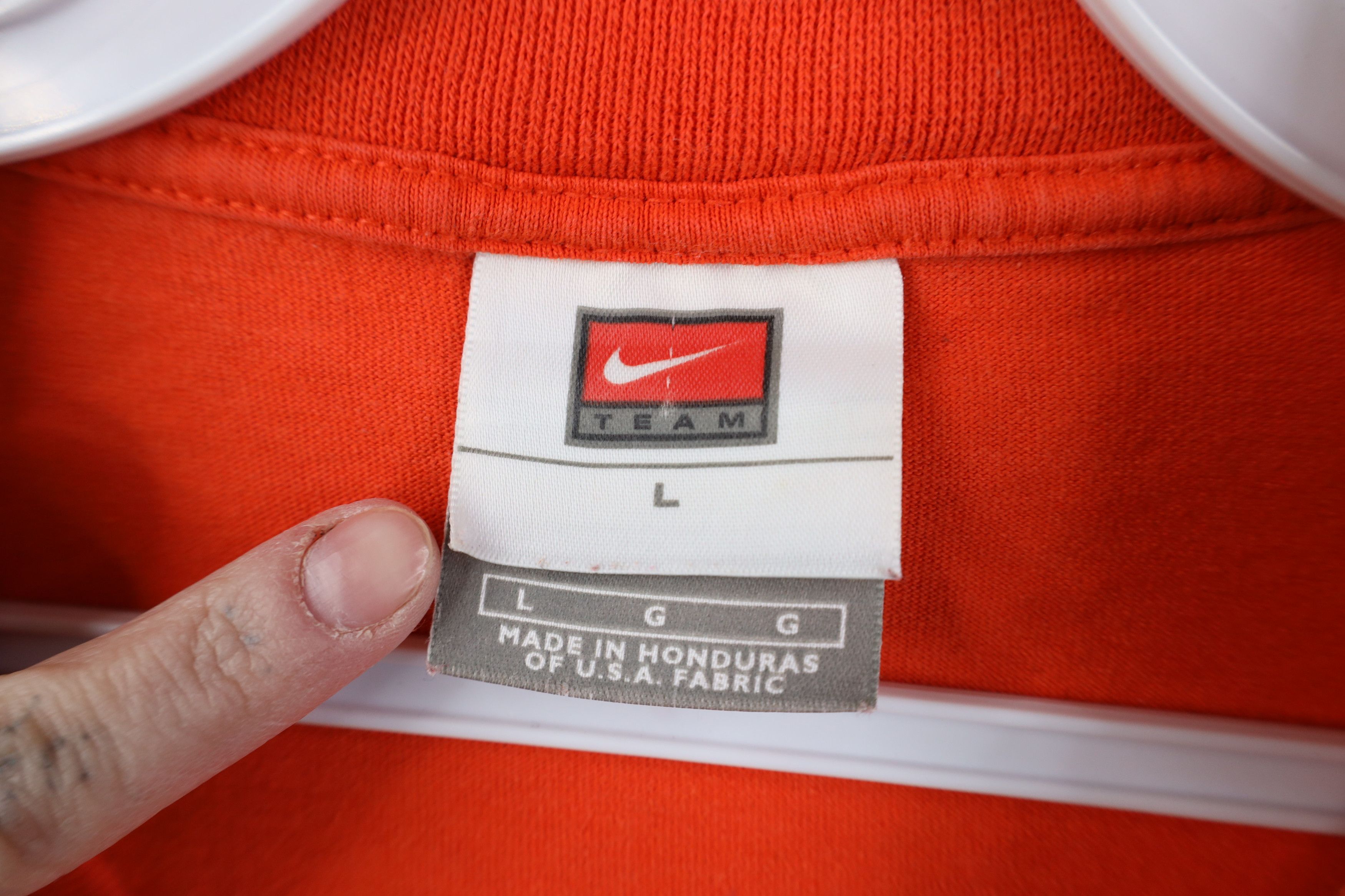 Nike Vintage NIke Center Swoosh Detroit Tigers Baseball T-Shirt Size US L / EU 52-54 / 3 - 11 Thumbnail