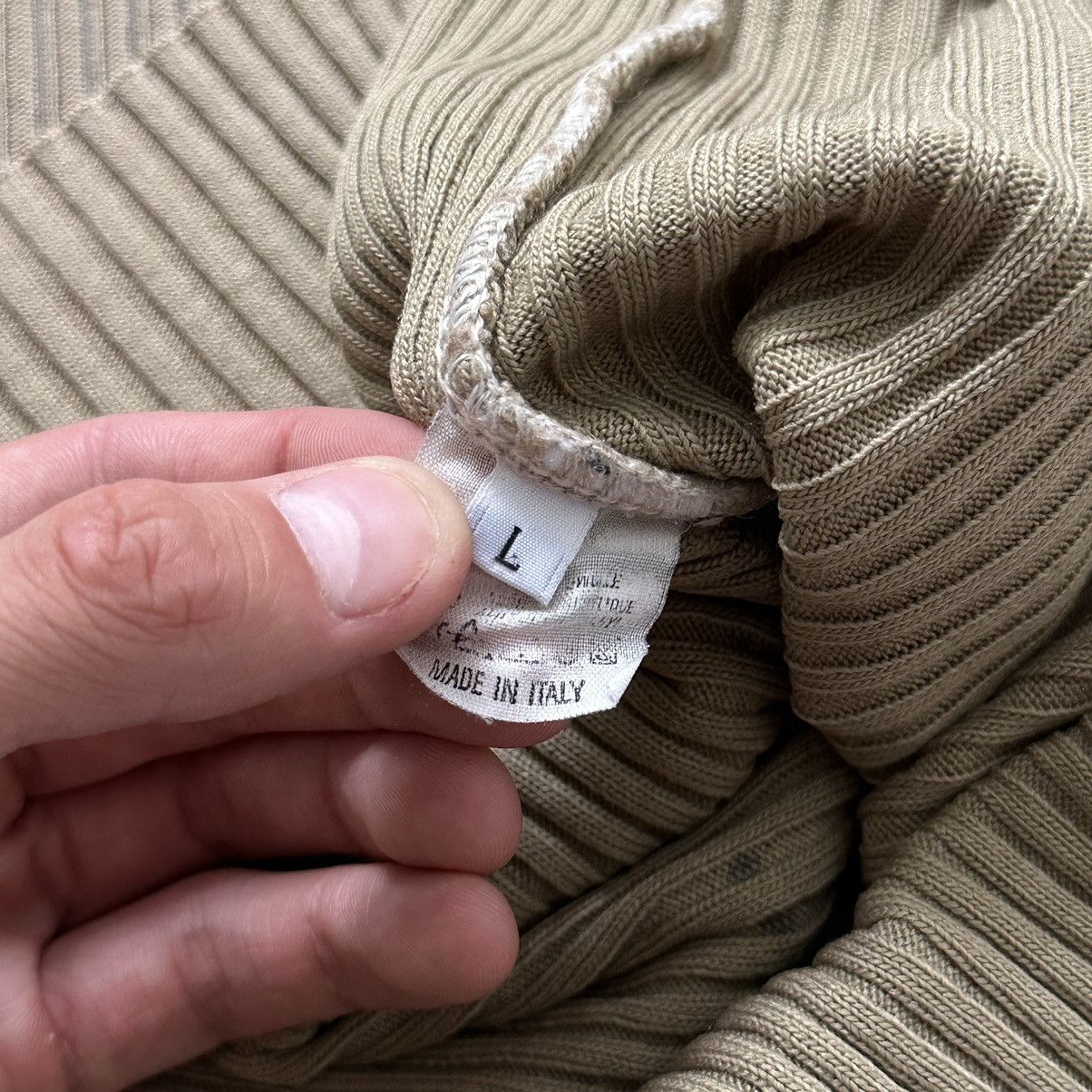 Hysteric Glamour × Undercover 00s Painted If Six Was Nine LGB Vibe Knit Ribbed Sweater Y2K Size US L / EU 52-54 / 3 - 8 Thumbnail