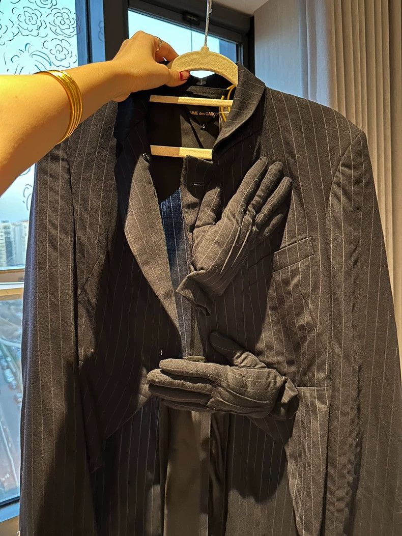 Comme des Garcons Comme Des Garcons Deconstructing hand shaped suit jacket 25 Size S / US 4 / IT 40 - 4 Thumbnail