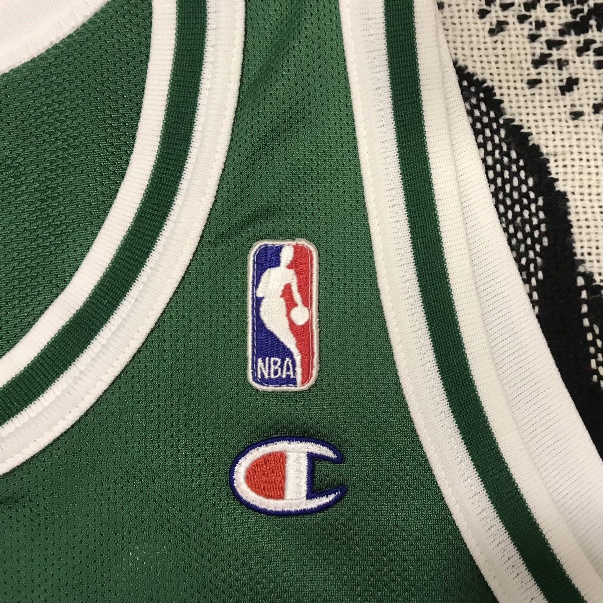 Other Vintage 90’s Boston Celtic Larry Bird NBA Jersey Champion Size US XL / EU 56 / 4 - 4 Thumbnail