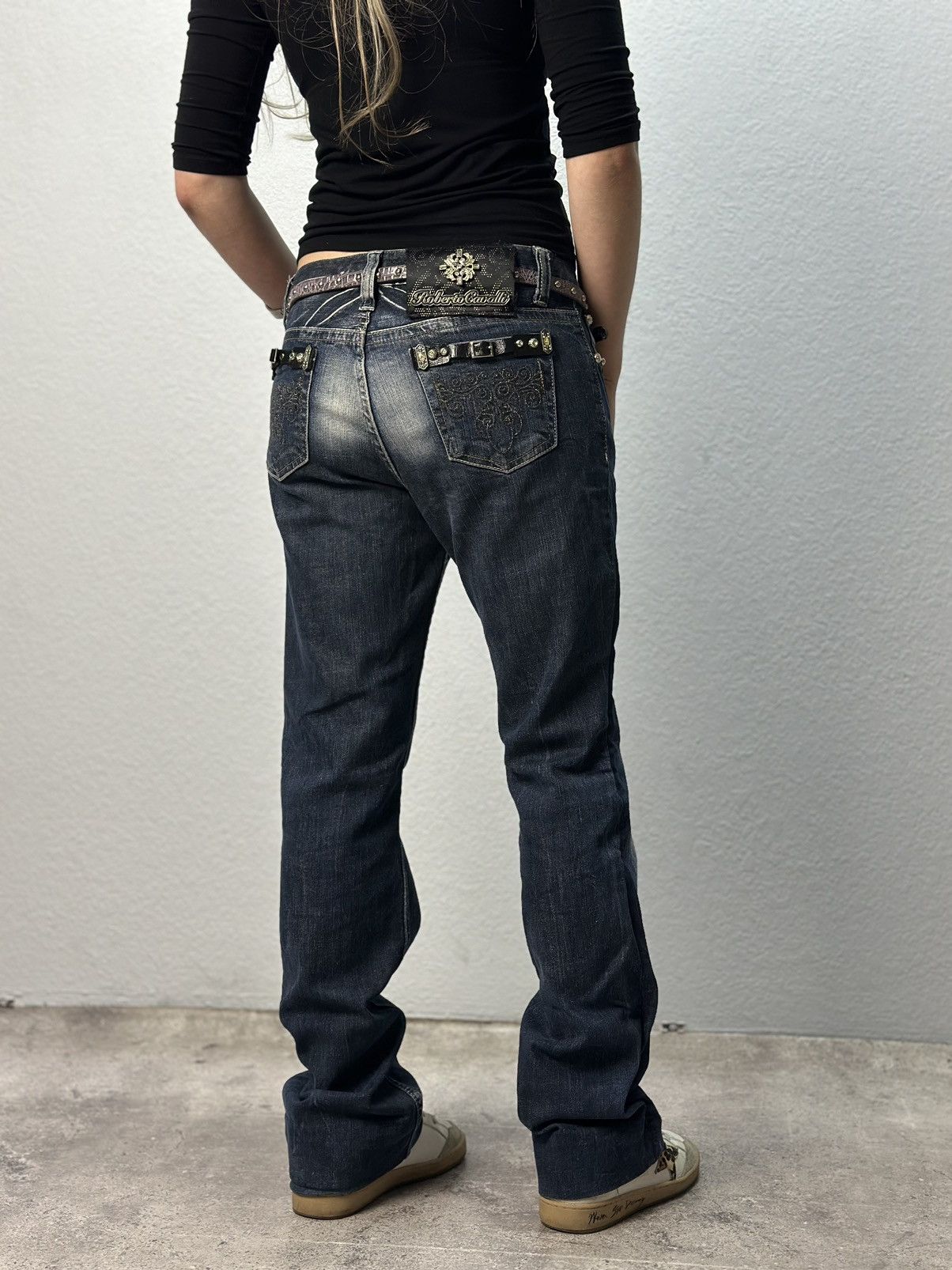 Roberto Cavalli Roberto Cavalli blue denim pants vintage y2k Size 28" / US 6 / IT 42 - 17 Thumbnail