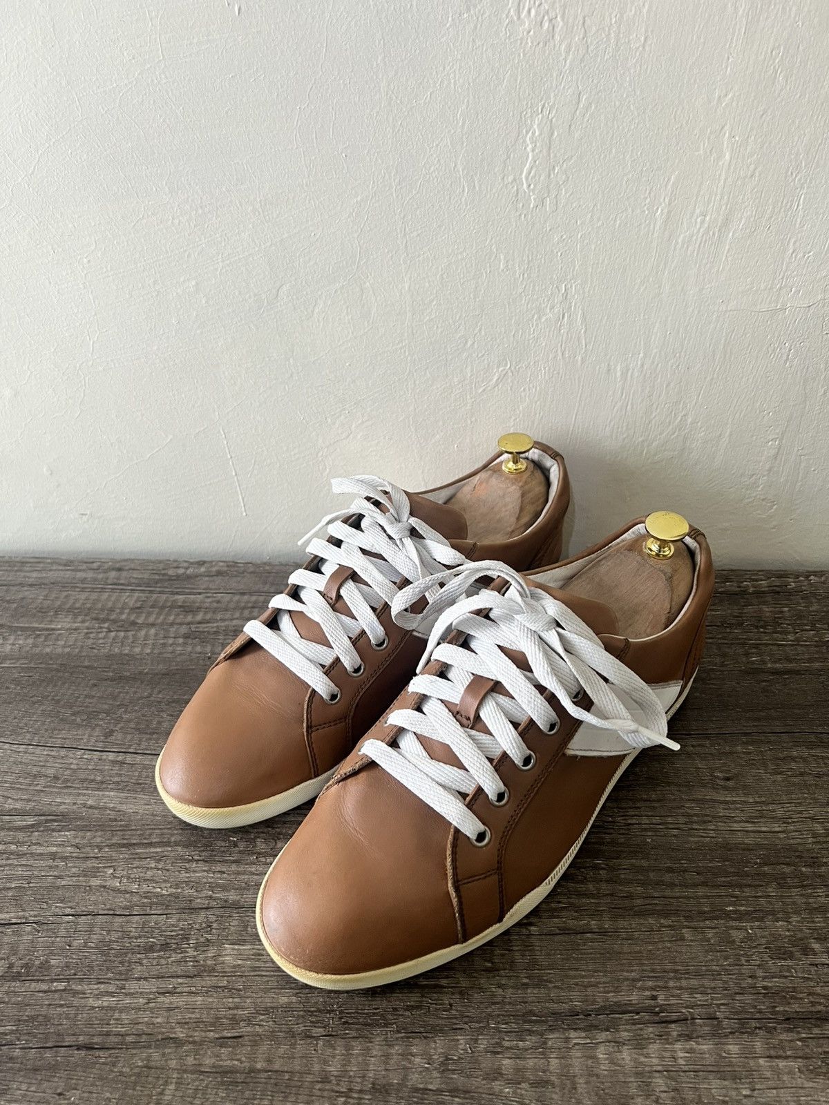 Dior DIOR B01 INSPIRED LOW-TOPS IN TAN/WHITE 🤎 Size US 8 / EU 41 - 2 Thumbnail