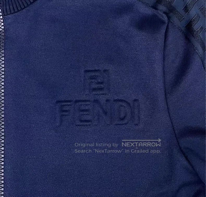 Fendi Fendi Navy Blue Short Zip Jacket. Size US S / EU 44-46 / 1 - 5 Thumbnail