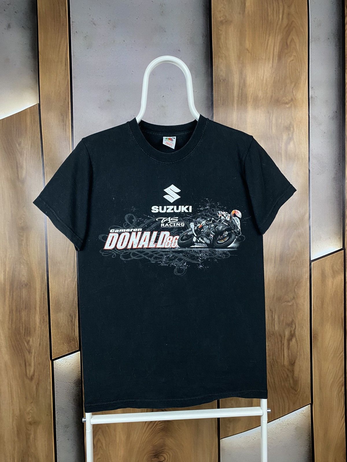 Vintage 🛣️Vintage 00s T-Shirt Suzuki Cameron Donald 86 Racing Tee🛣️ Size US S / EU 44-46 / 1 - 1 Thumbnail
