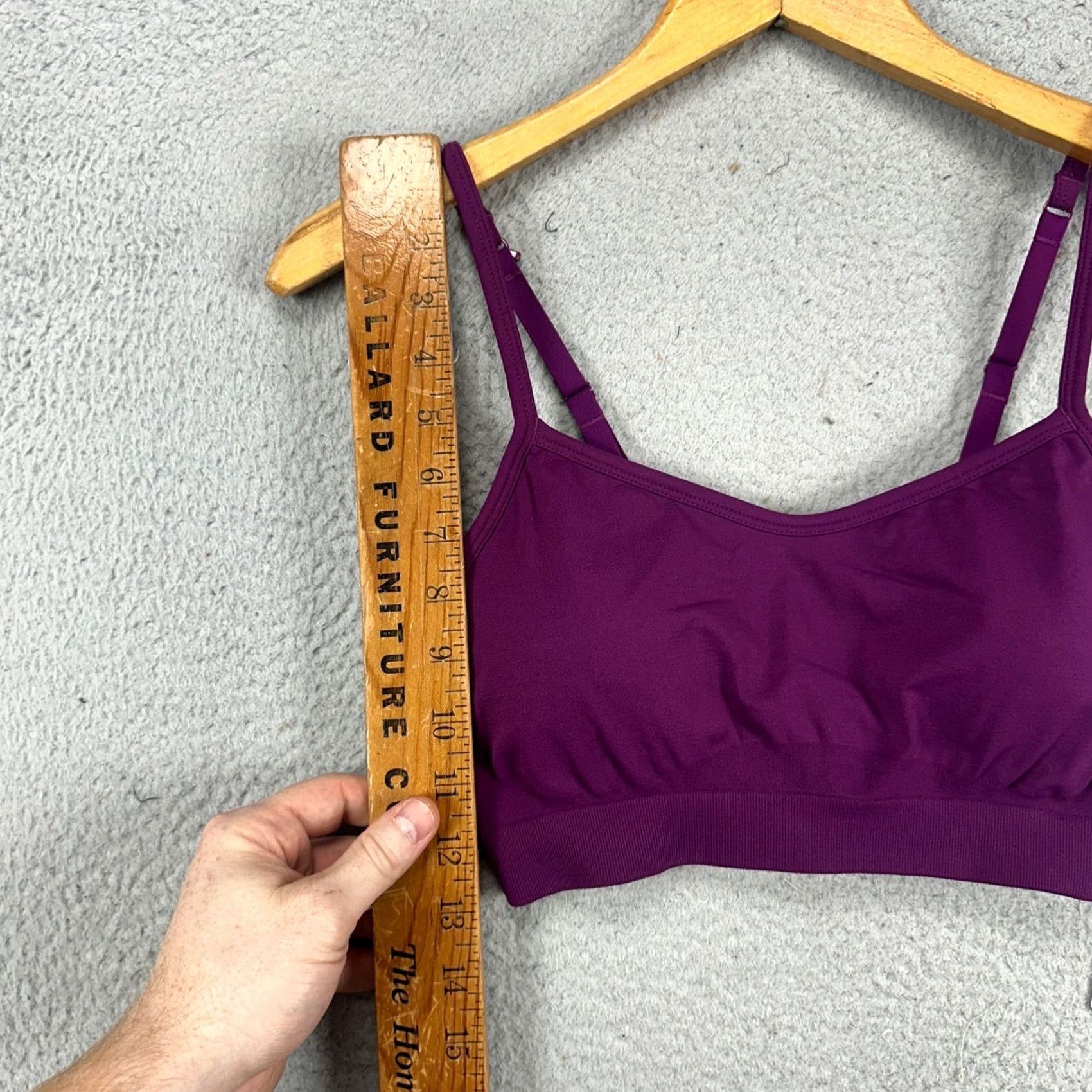 Athleta Athleta Ladies Women Small Purple Strap Back Stretch Sports Bra Push-Up Gym Exercise NEW Size ONE SIZE - 4 Thumbnail