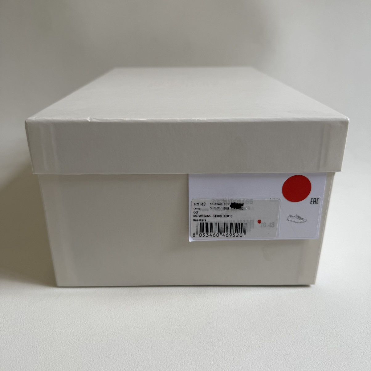 Maison Margiela Sample White Leather ‘Featherlight’ Sneakers Size US 10 / EU 43 - 8 Thumbnail