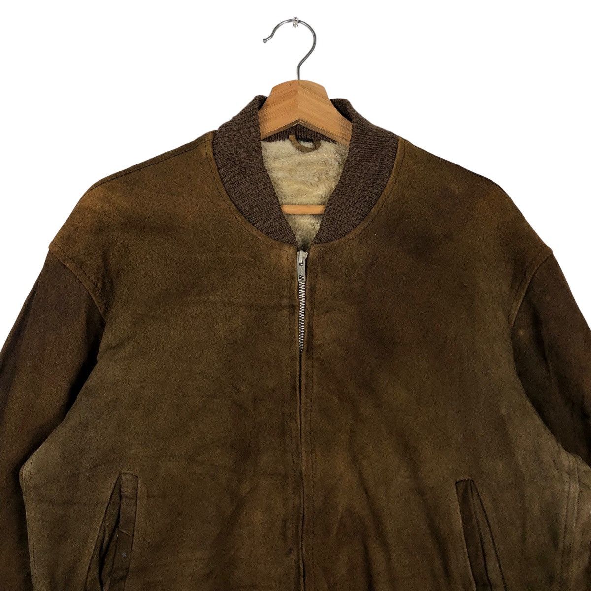 Japanese Brand 🔥90’s Vintage Genuine Leather Bomber Jacket Partina Japan Size US M / EU 48-50 / 2 - 2 Thumbnail