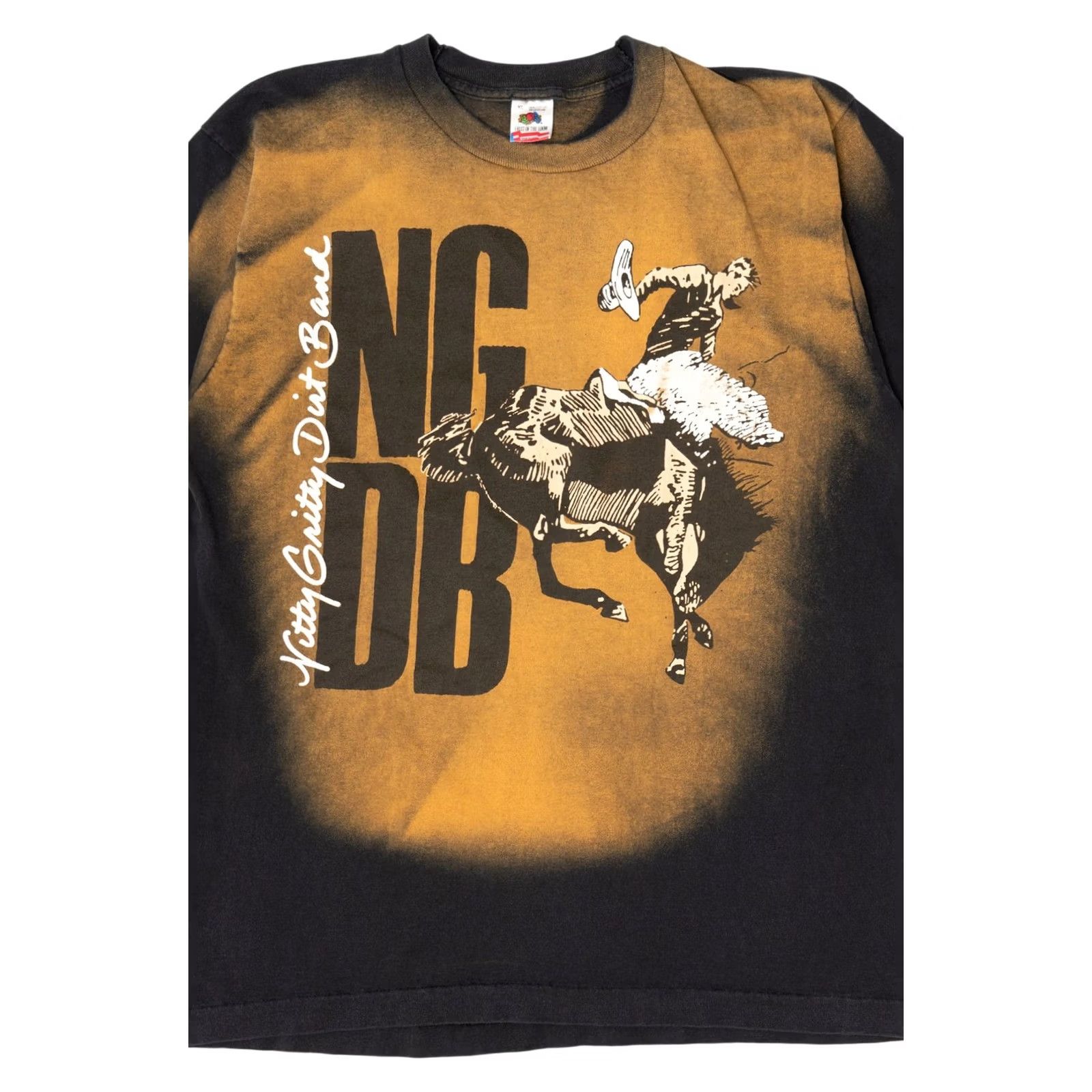Fruit Of The Loom Vintage Nitty Gritty Dirt Band T-Shirt (1990s) Unisex Adults XL Black Fruit of the Loom Short Sleeve Shirt Mens Size US XL / EU 56 / 4 - 5 Thumbnail