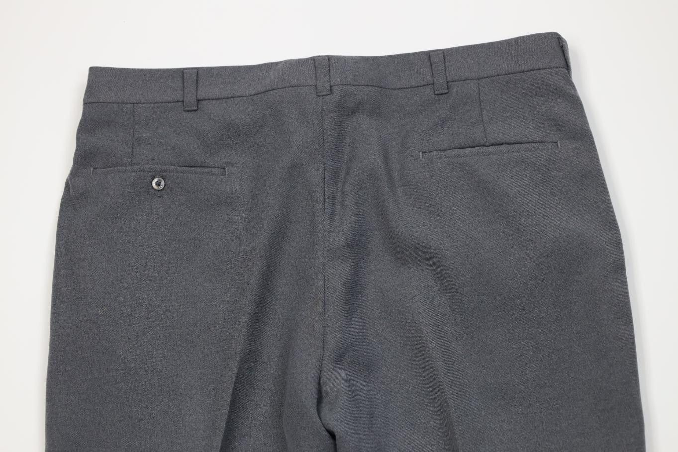 Vintage Vintage 70s Streetwear Knit Wide Leg Chino Pants Gray USA Size US 36 / EU 52 - 11 Thumbnail