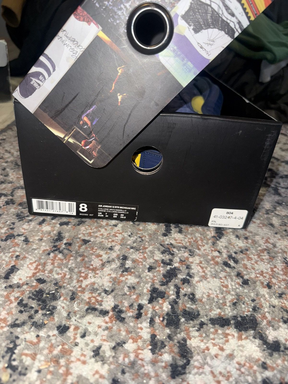 Jordan Brand Michigan 12s Size US 8 / EU 41 - 6 Thumbnail