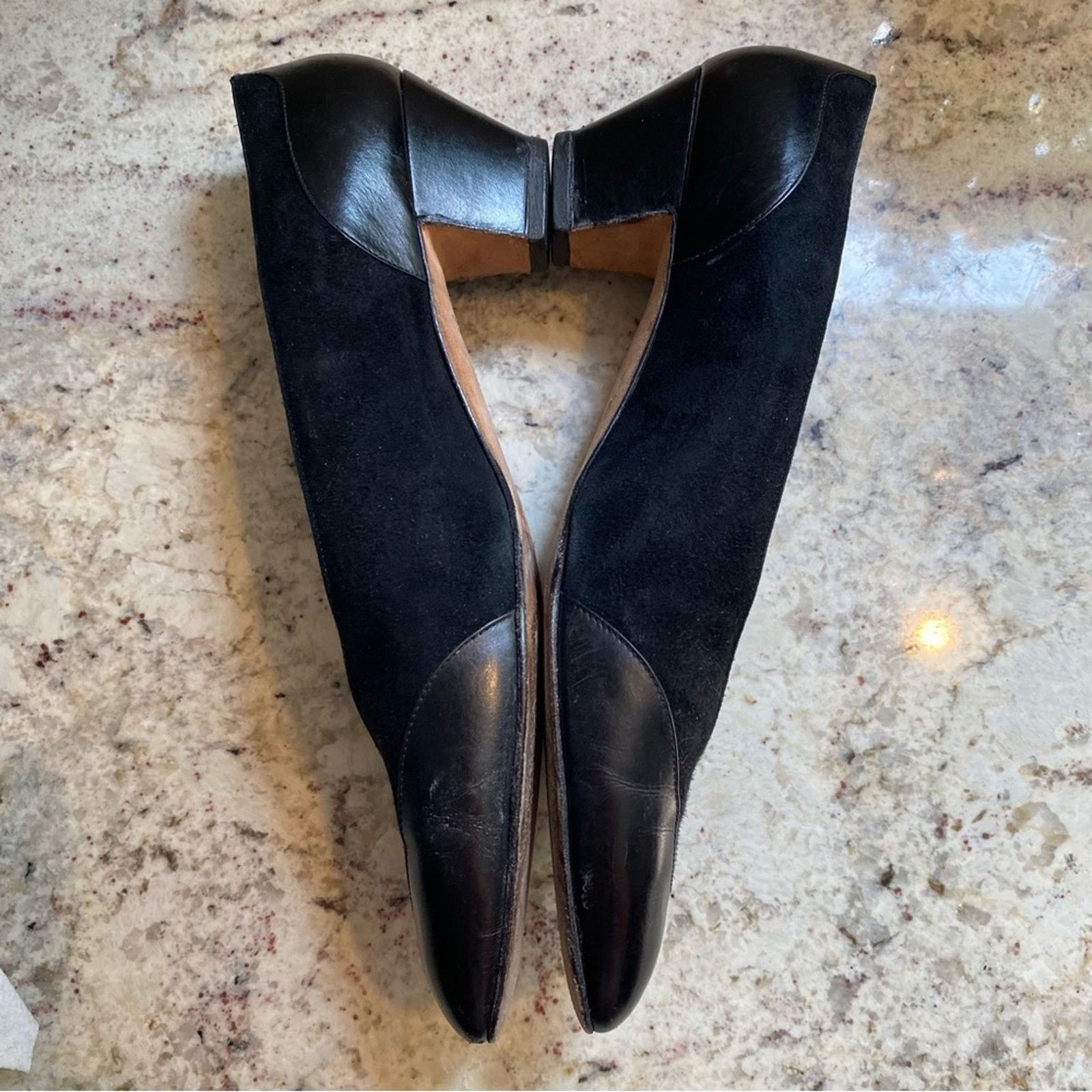 Other Silvia Fiorentina Cap Toe Blk Spectator Heel Italy 9.5N Size US 9.5 / IT 39.5 - 5 Thumbnail