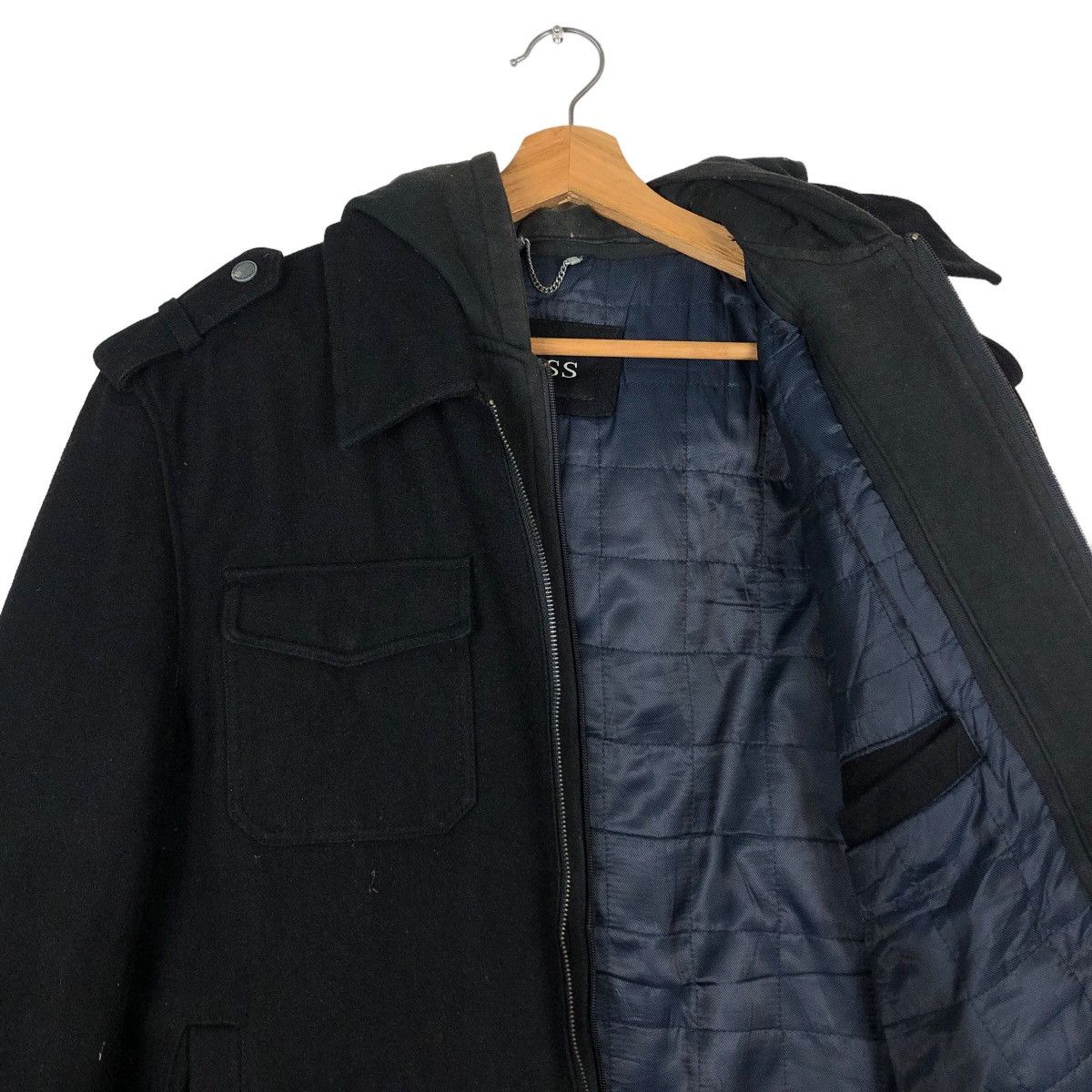 Guess 🔥Rich Black Bondage Biker Jacket Hoodie Guess Size US L / EU 52-54 / 3 - 13 Thumbnail