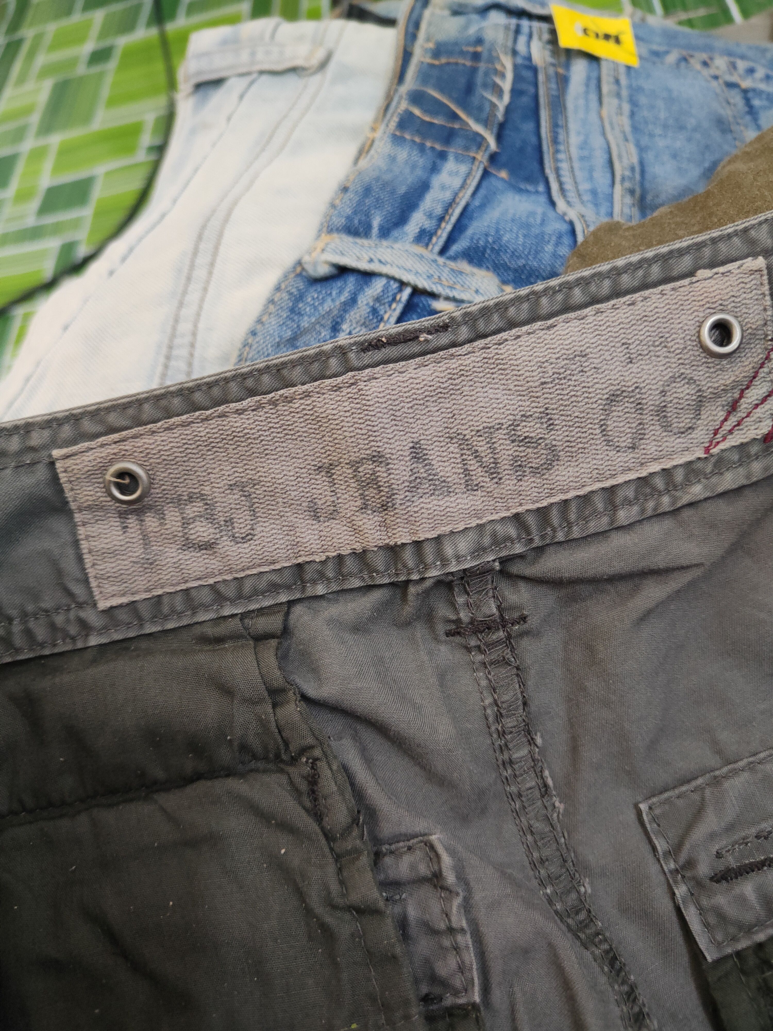Japanese Brand TBJ Jeans Dark Gray Multipocket Tactical Cargo Pants #W1623 Size US 30 / EU 46 - 14 Thumbnail