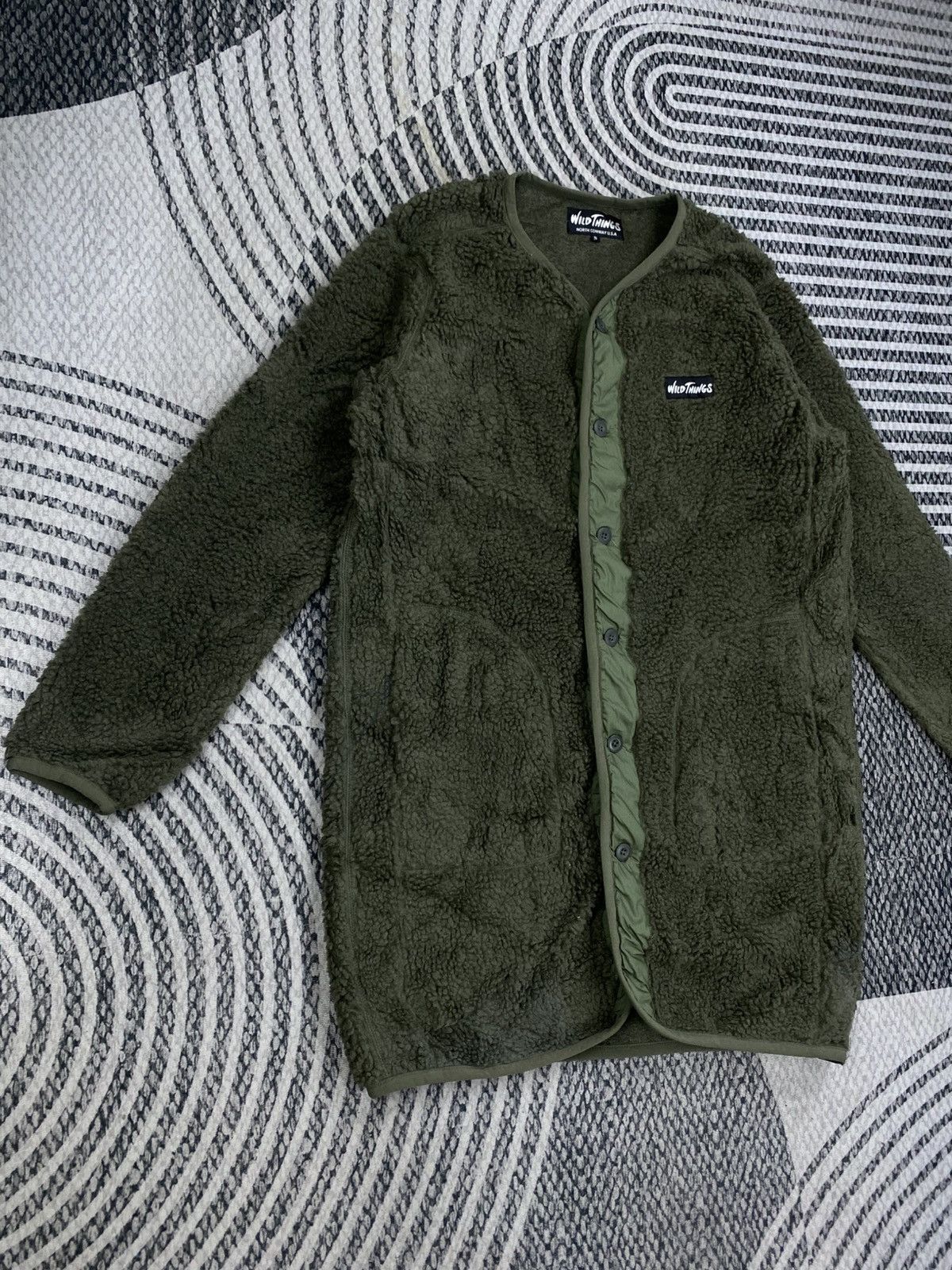Wild Things Wild Things Sherpa Buttoned Long Jacket Size US M / EU 48-50 / 2 - 3 Thumbnail