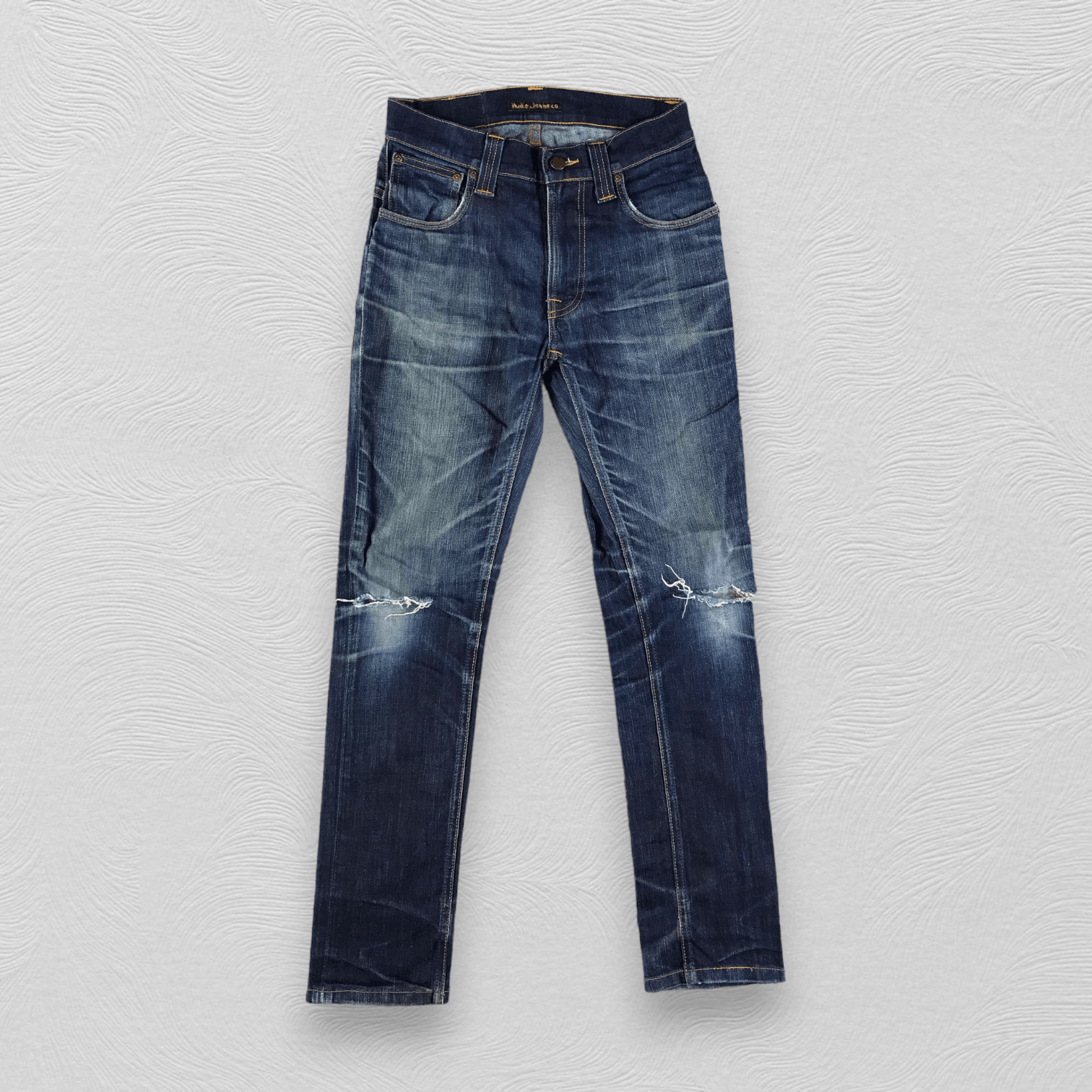 Nudie Jeans Nudie Jeans Distressed Denim KJ2208 Size US 27 - 1 Thumbnail