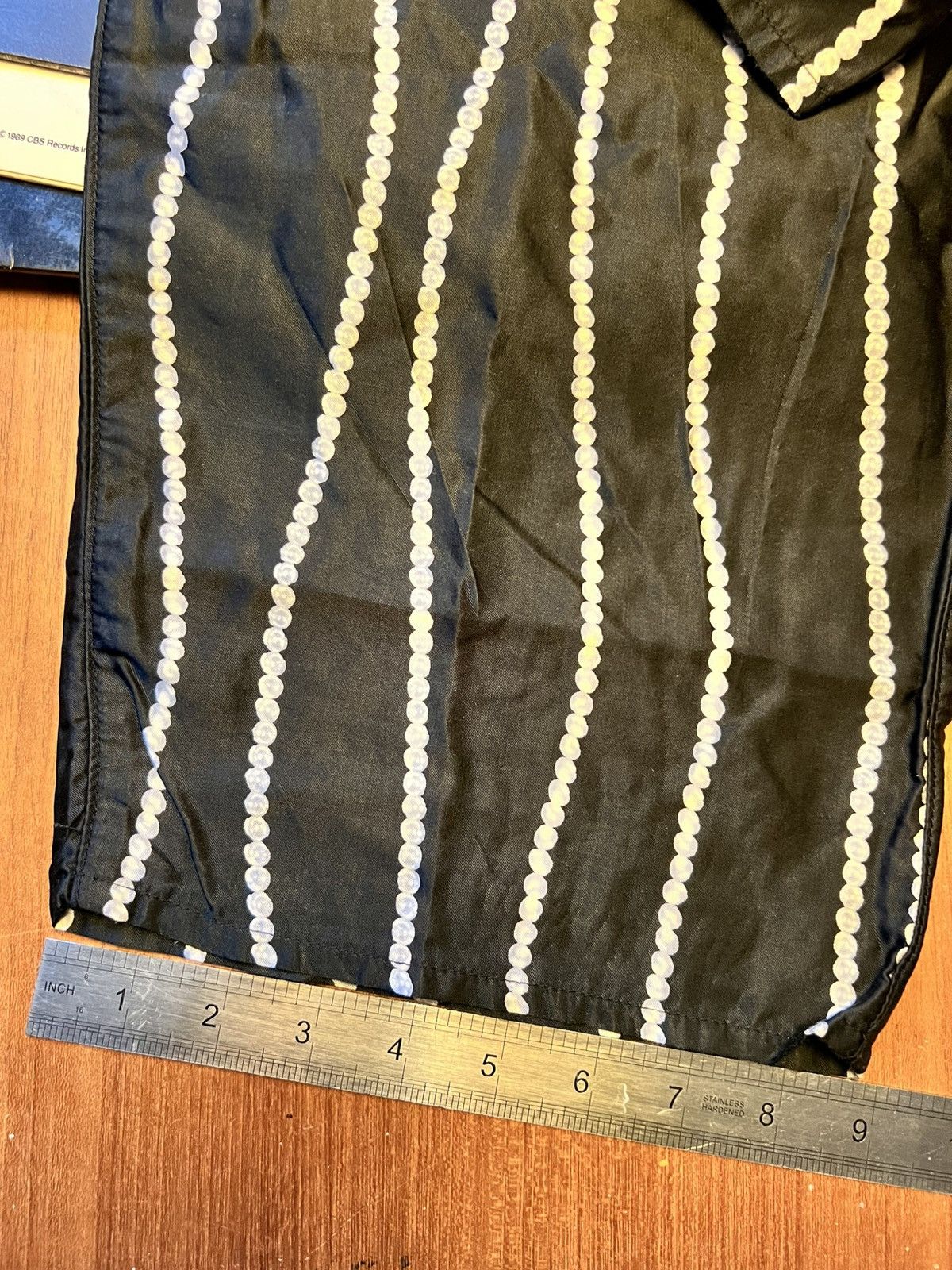 Kapital Pearl Drunk Stripe Easy Pants - Black Size 4 L XL Size US 34 / EU 50 - 7 Thumbnail