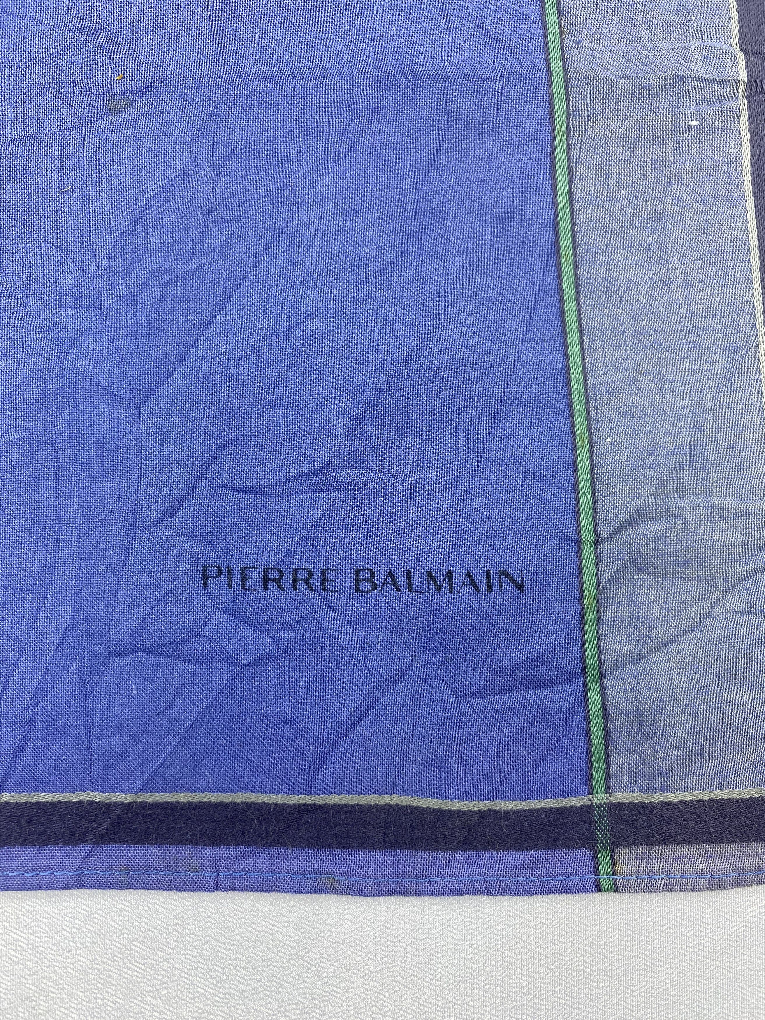 Pierre Balmain × Vintage Pierre Balmain Handkerchief / Bandana / Neckerchief Size ONE SIZE - 5 Thumbnail