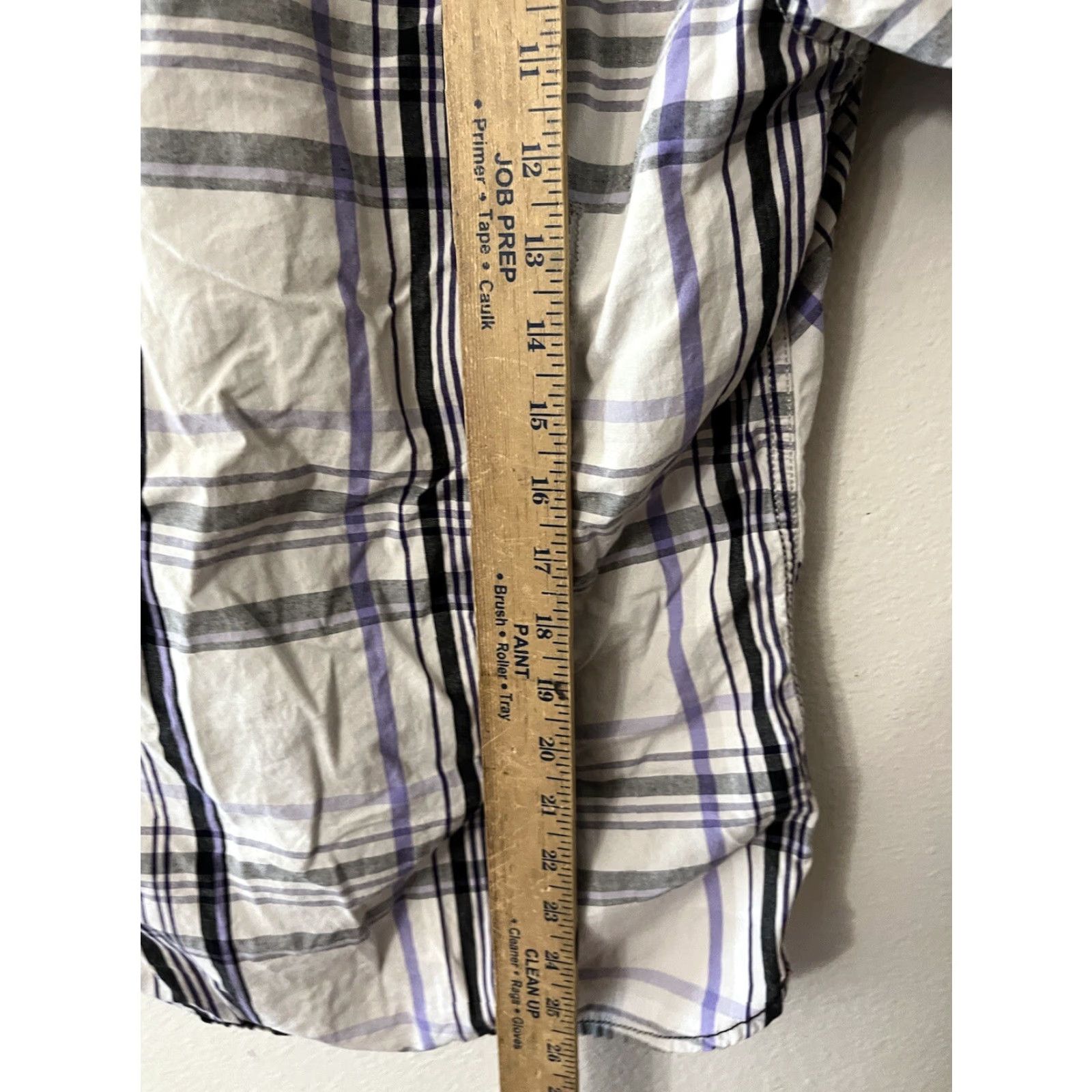 French Connection UK Style French Connection Multi Plaid Short Sleeve Button Up Pockets Men S Size US 29 - 5 Thumbnail