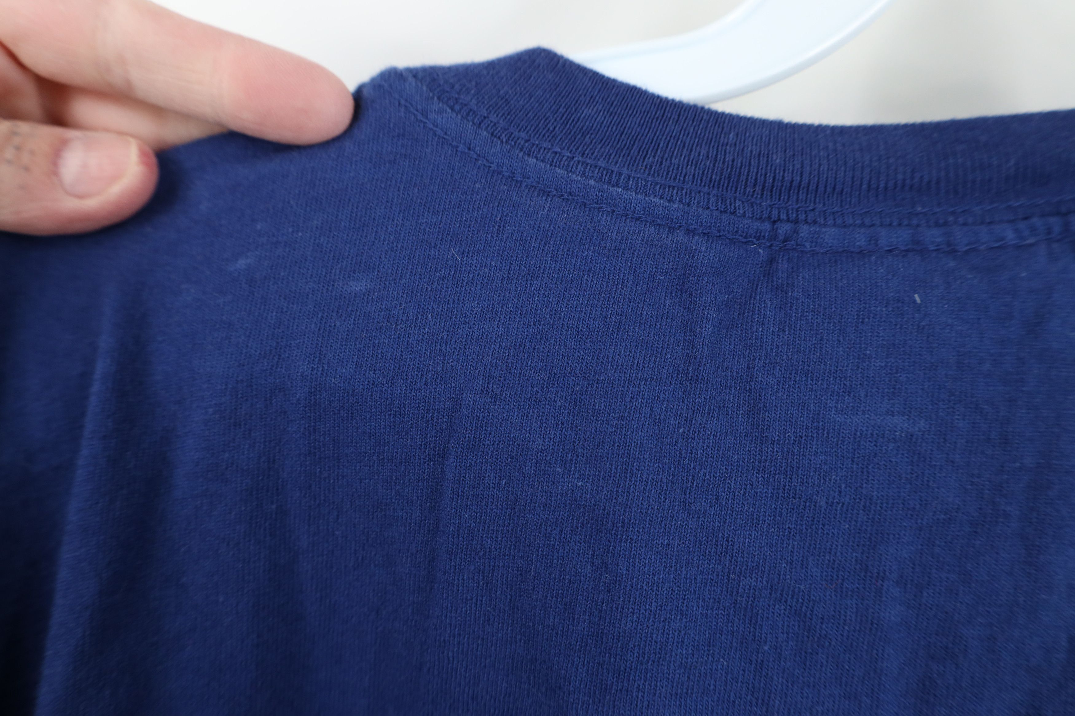 Ralph Lauren Vintage 90s Ralph Lauren Spell USA Flag T-Shirt Blue Cotton Size US M / EU 48-50 / 2 - 11 Thumbnail