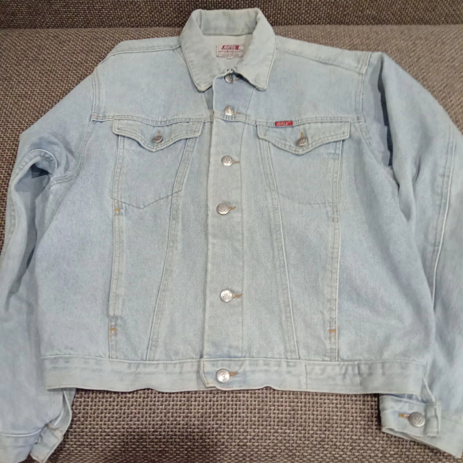 RIFLE Custom Hand Painted Vintage RIFLE Denim Jacket Size M Size US M / EU 48-50 / 2 - 2 Thumbnail