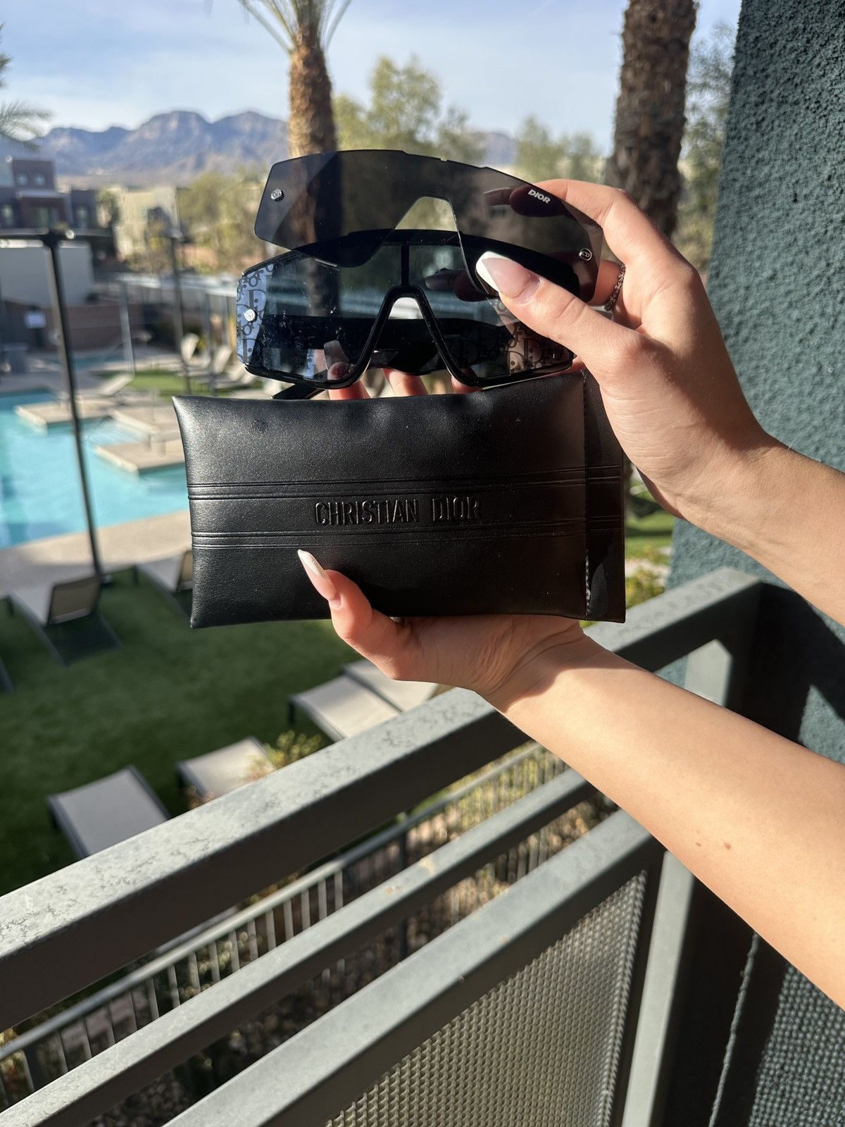 Christian Dior Monsieur Christian Dior Black Mask Sunglasses Size ONE SIZE - 17 Thumbnail
