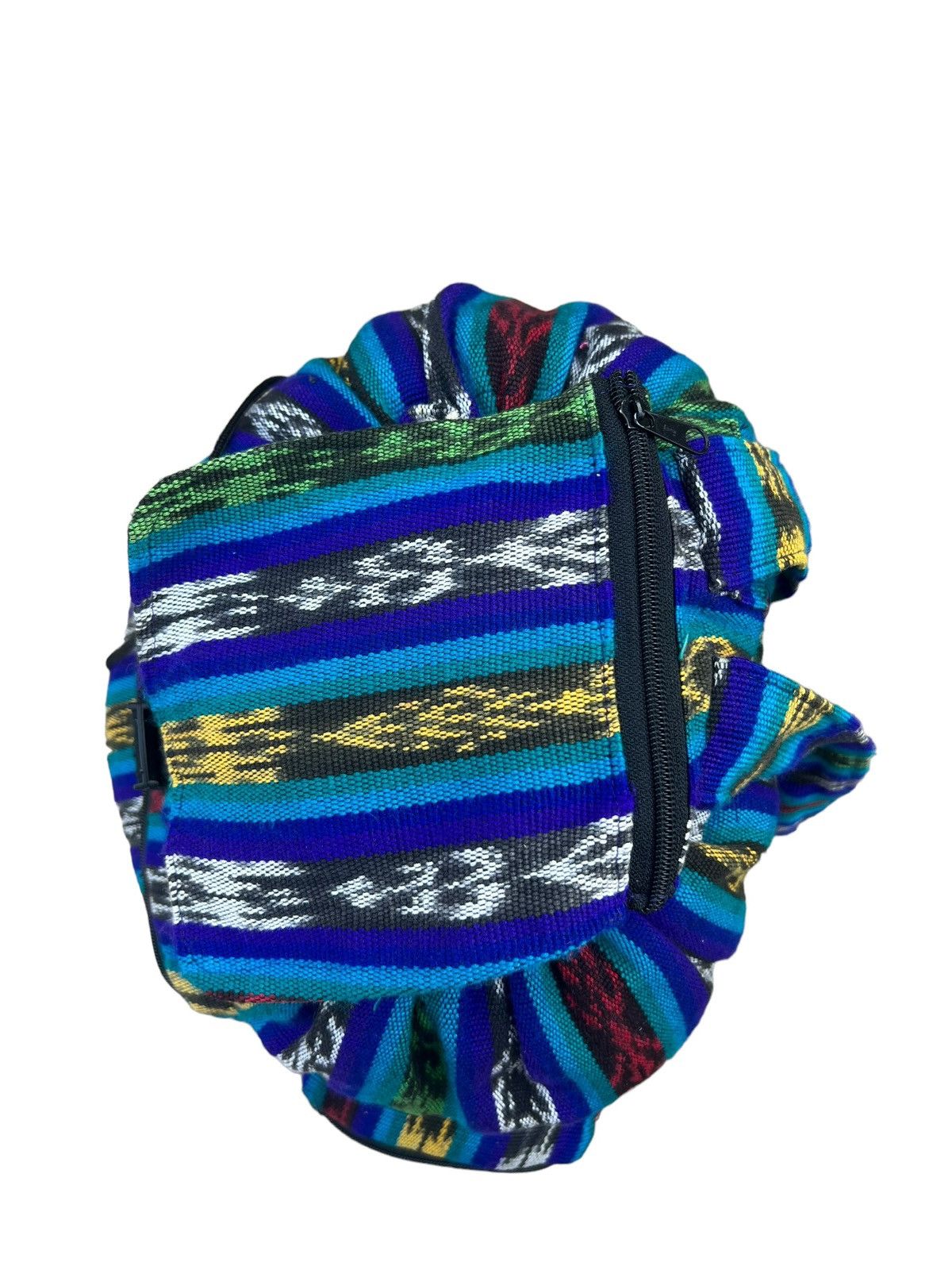 Vintage Vintage Guatemalan Multi Pocket Woven Backpack Bag Size ONE SIZE - 14 Thumbnail