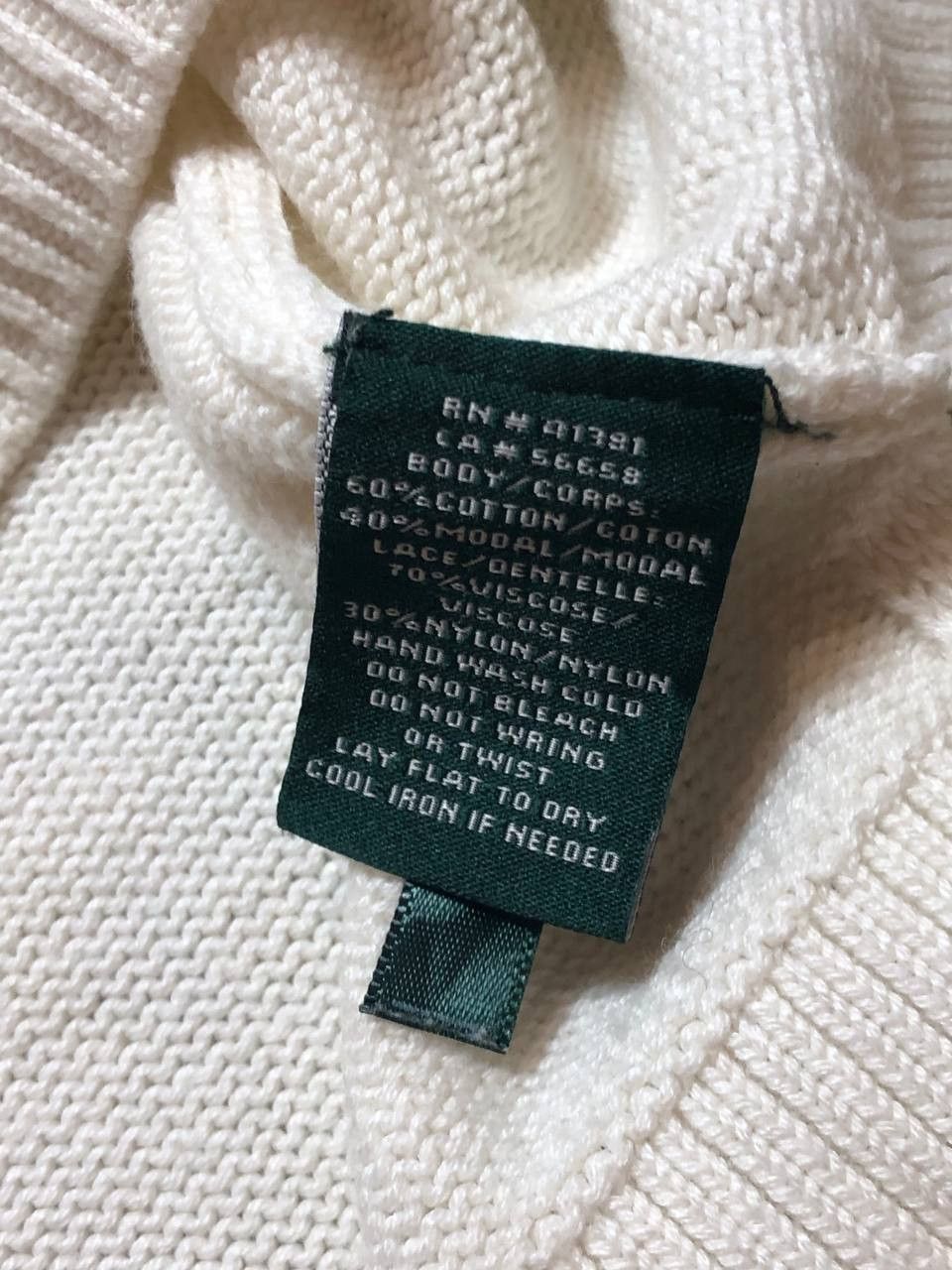 Polo Ralph Lauren Vintage Y2K Polo Ralph Lauren Knit Sweater Size M / US 6-8 / IT 42-44 - 16 Thumbnail