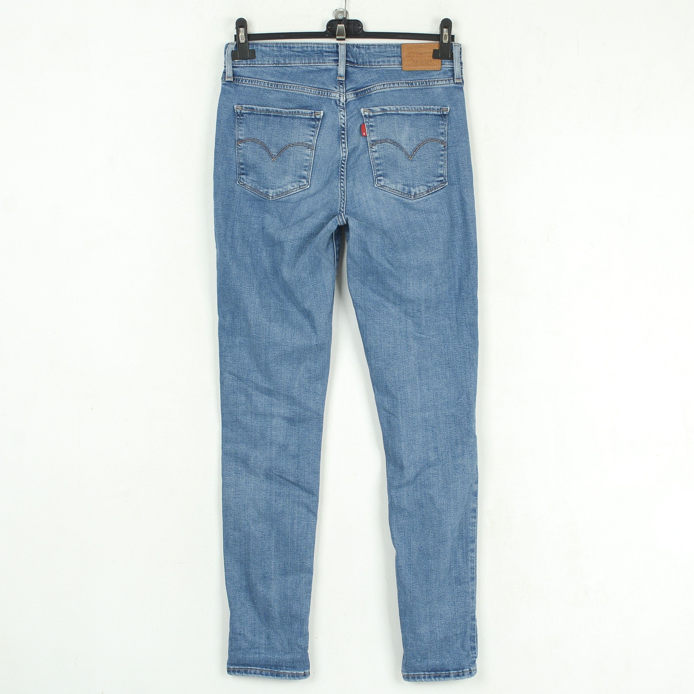 Levi's 721 High Rise Skinny W27 L30 Jeans Denim Trousers Pants Zip Size 27" / US 4 / IT 40 - 2 Thumbnail