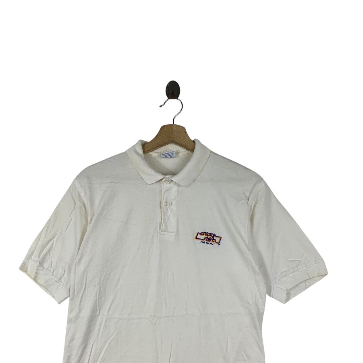Other Vintage 80’ CRAZY SHIRTS HAWAII Embroidered Polo Tee Shirt Size US S / EU 44-46 / 1 - 2 Thumbnail