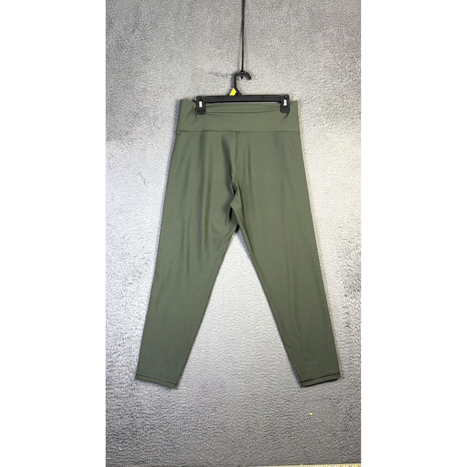 Vintage Kinesis Leggings Womens XL Green High Waisted Yoga Activewear Stretch Pants Size 40" / US 18 - 6 Thumbnail