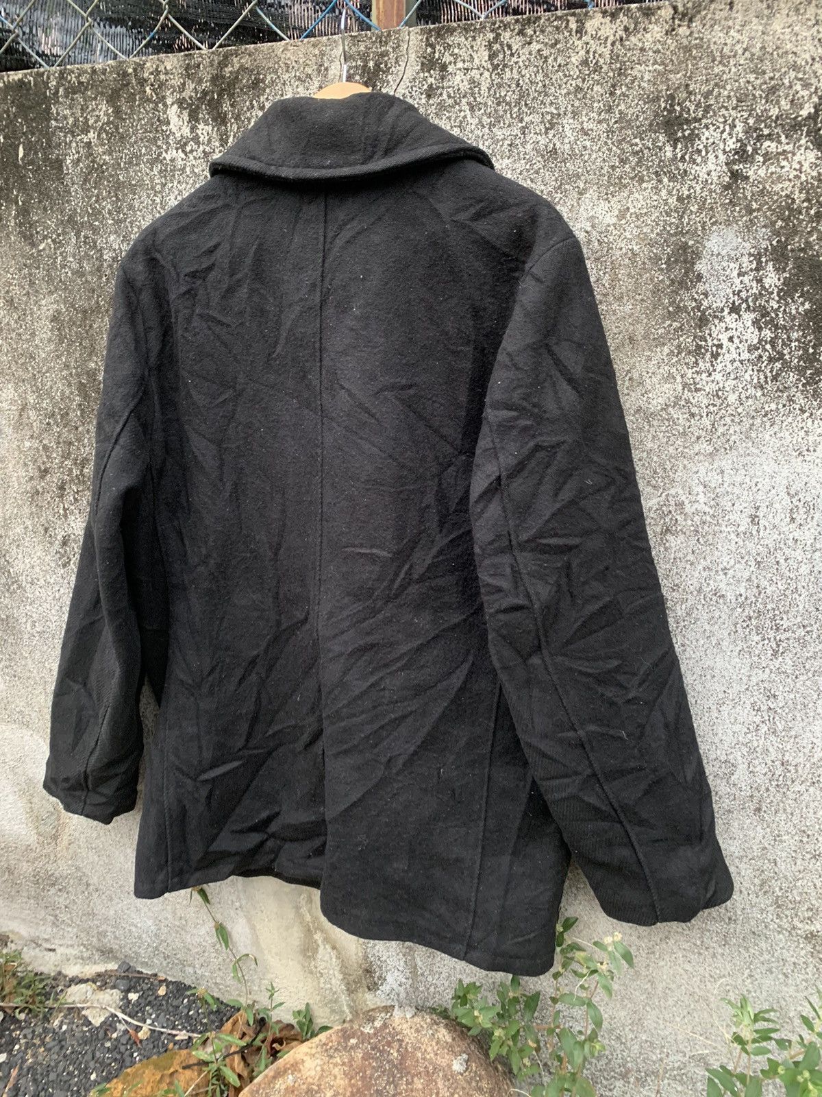 Japanese Brand Vintage 90s Schott U.S.740N Pea Jacket Wool Double Breasted Size US XL / EU 56 / 4 - 6 Thumbnail