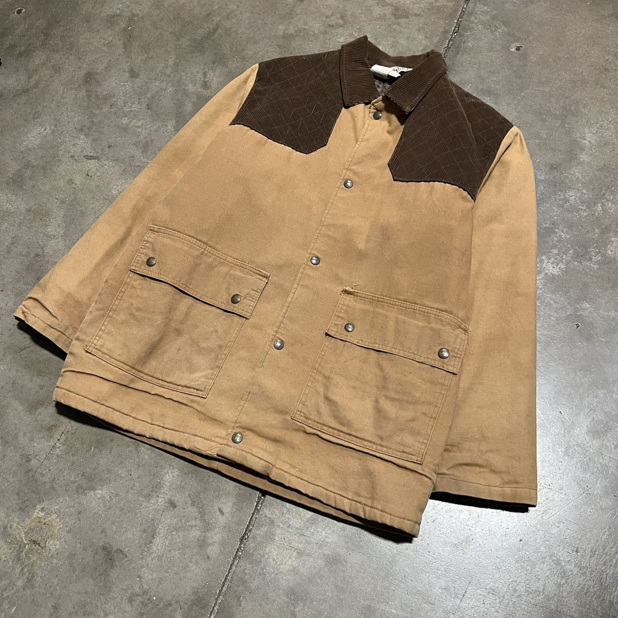 Walls Vintage 80s Walls Chore Jacket Corduroy Collar Blanket Lined Size US M / EU 48-50 / 2 - 2 Thumbnail
