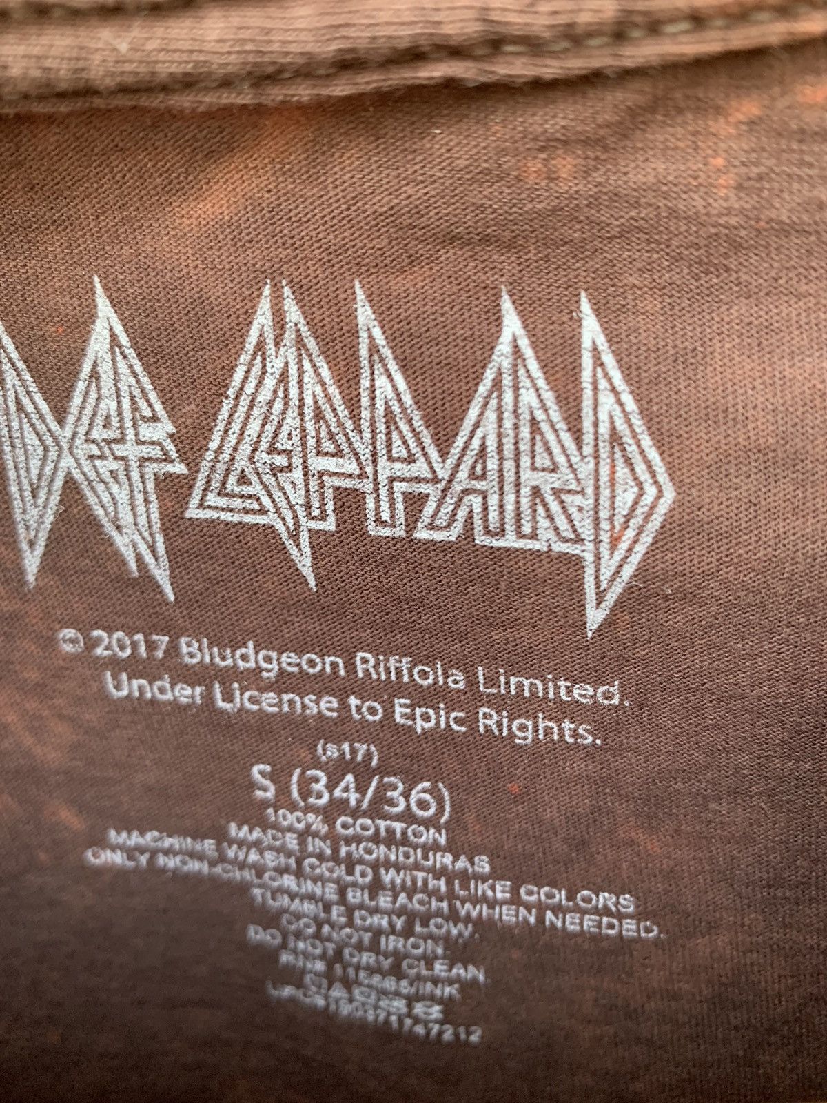 Band Tees faded Def Leppard Tie Dye Band Tee Size US S / EU 44-46 / 1 - 5 Thumbnail