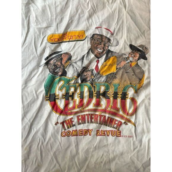 Other Vintage 2001 Cedric The Entertainer Tour T Shirt Goat‎ Rare Size US XL / EU 56 / 4 - 2 Thumbnail