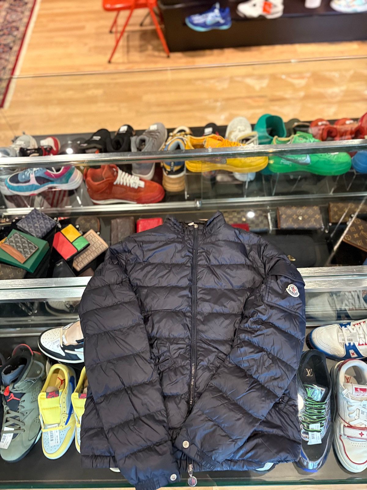 Moncler Moncler Navy Down Puffer Size XS Size US XS / EU 42 / 0 - 1 Thumbnail