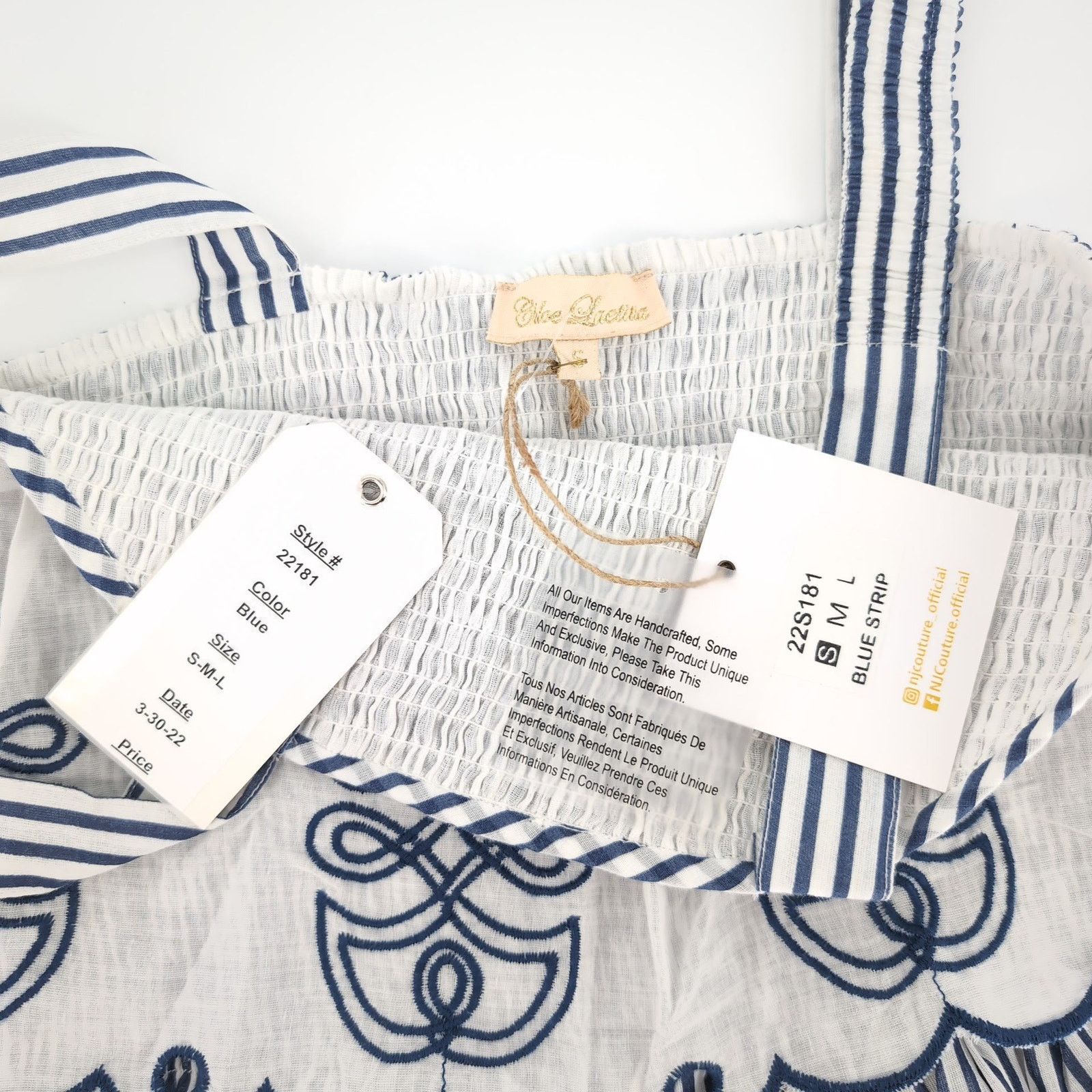 Other Chloe Laetitia Barok Paris Stripe Babydoll Top - Size S -NWT Size S / US 4 / IT 40 - 5 Thumbnail