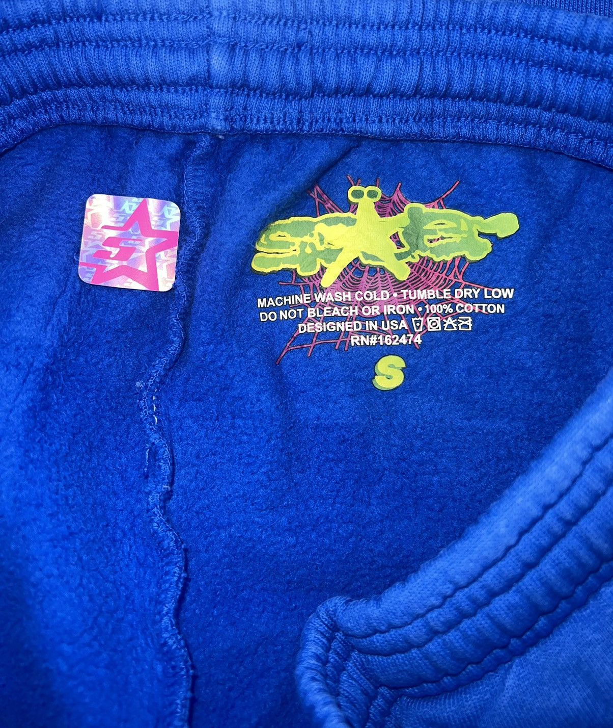 Sp5der Sp5der TC Blue Sweatpants Size US 30 / EU 46 - 4 Thumbnail