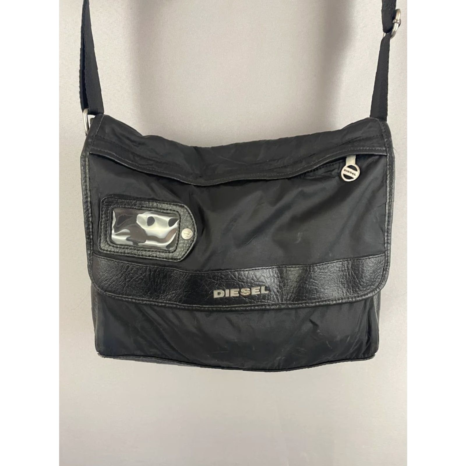 Diesel Diesel Handbag Black Polyamide Crossbody Mens One Size Vintage Casual Messenger Bag Size ONE SIZE - 3 Thumbnail