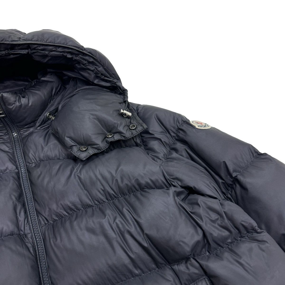 Moncler Navy Willm Hooded Down Jacket